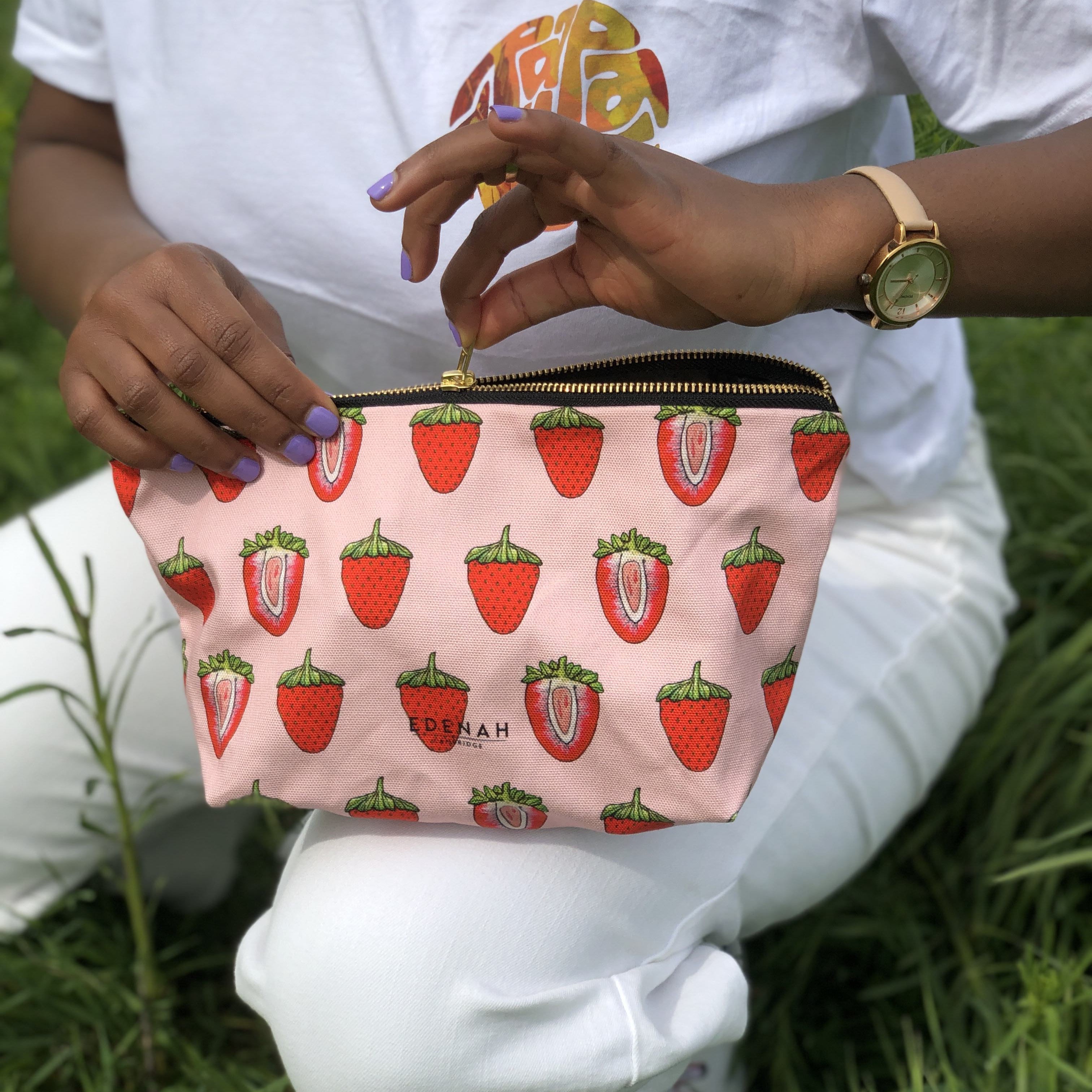 Strawberry Makeup Bag | Edenah