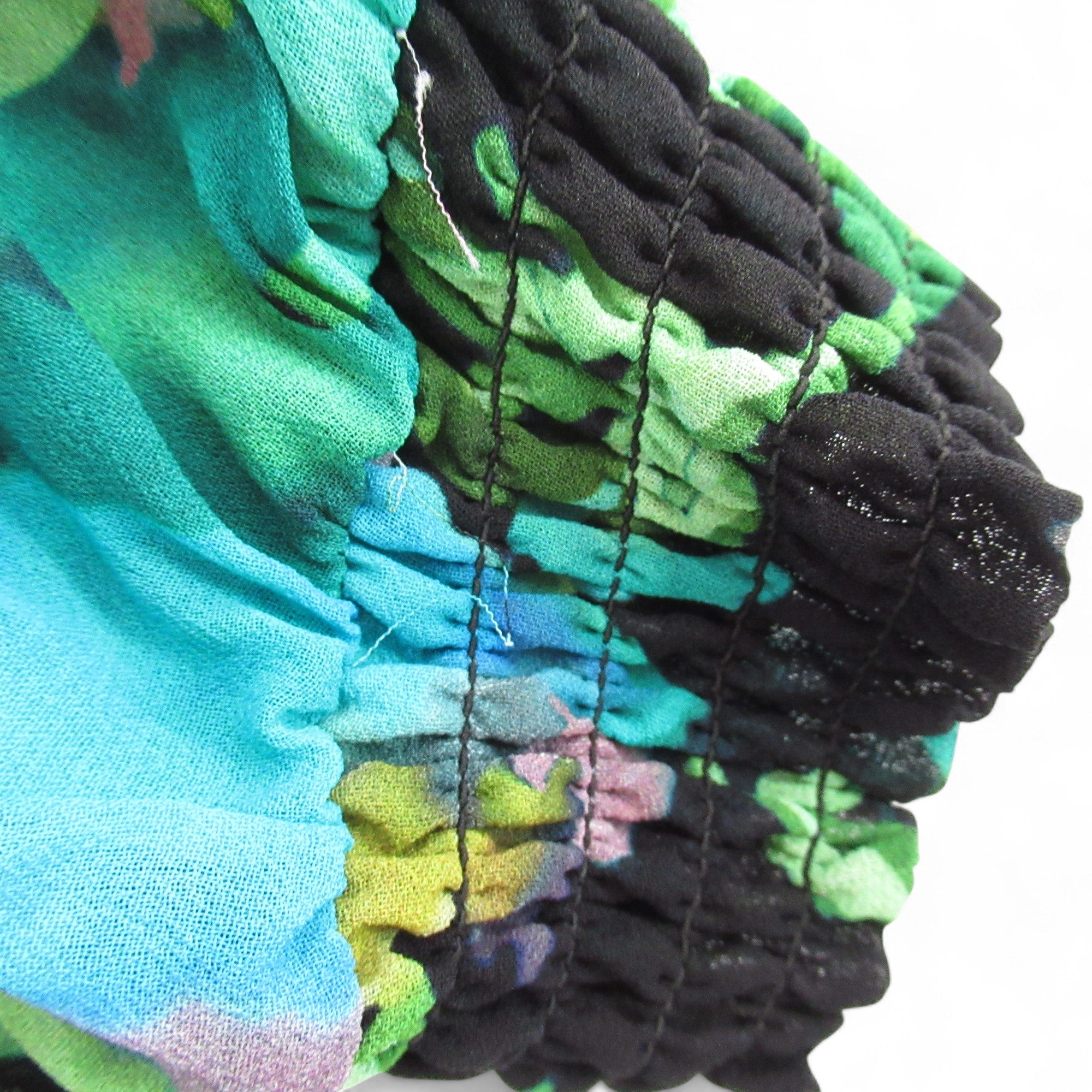 sleeve cuff image for Live Unlimited Blouse Green Turquoise UK 24 Womenswear | Pre-loved