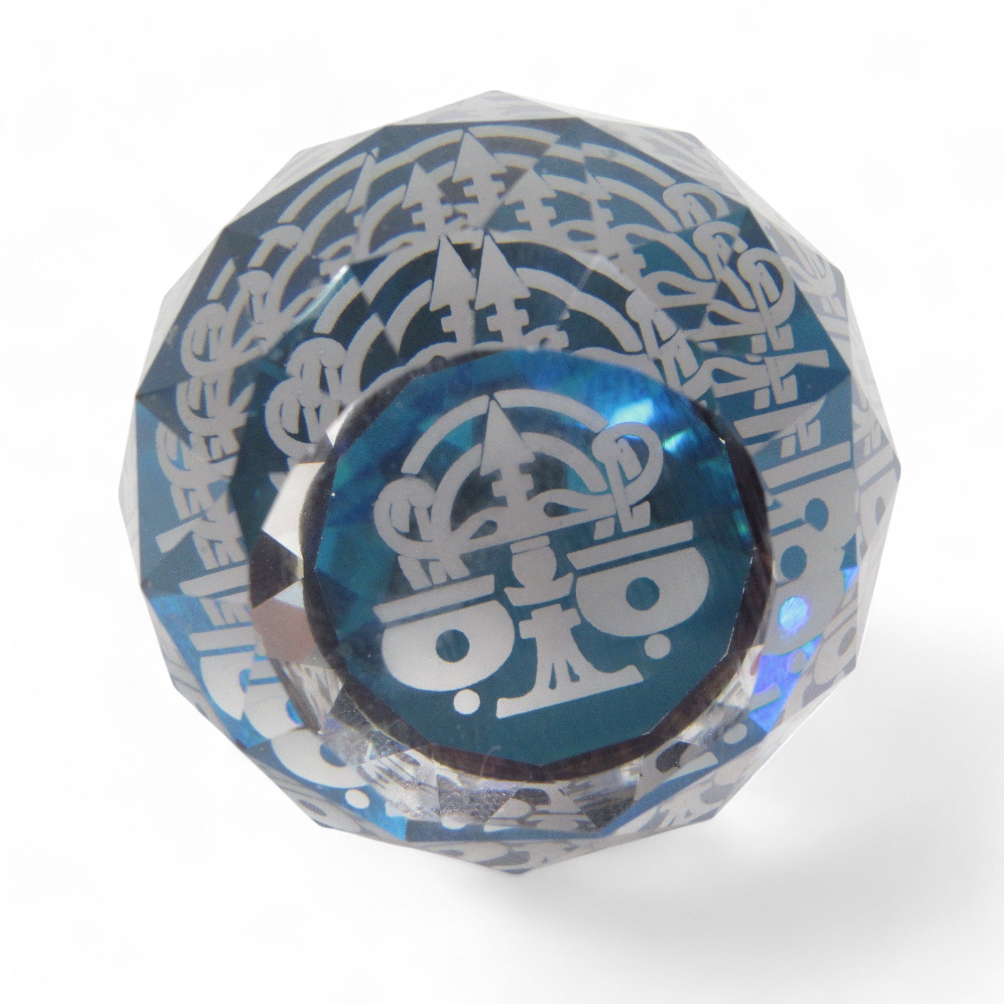 Overview image of Swarovski Crystal Libra Scales Paperweight 4cm Clear/Blue