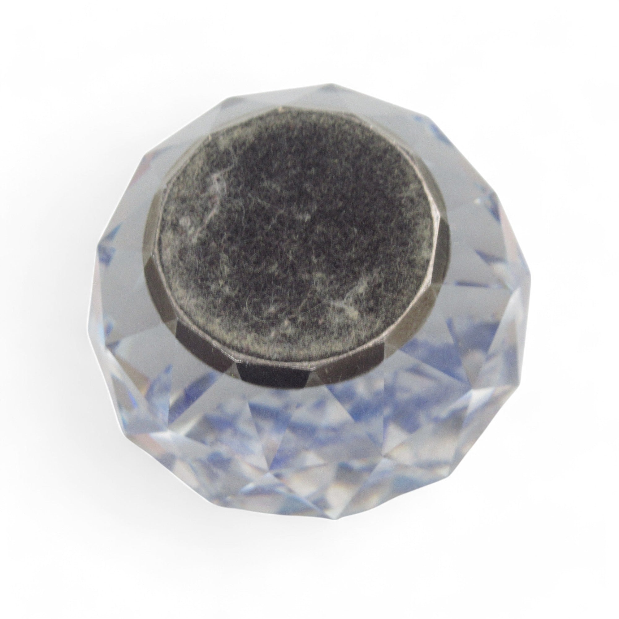 Underside image of Swarovski Crystal Libra Scales Paperweight 4cm Clear/Blue