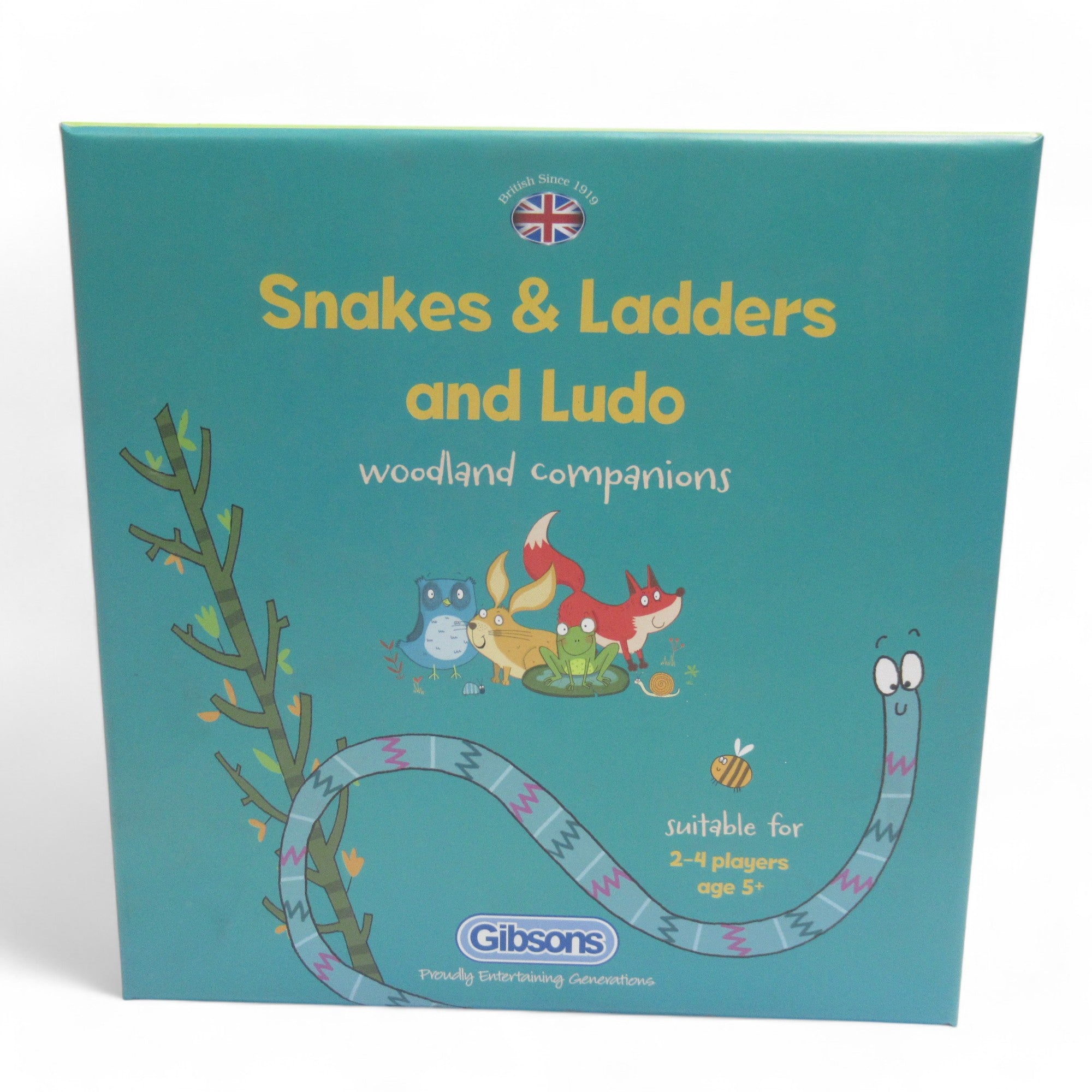 Gibsons Snakes & Ladders and Ludo Woodland Companions Game | Preloved