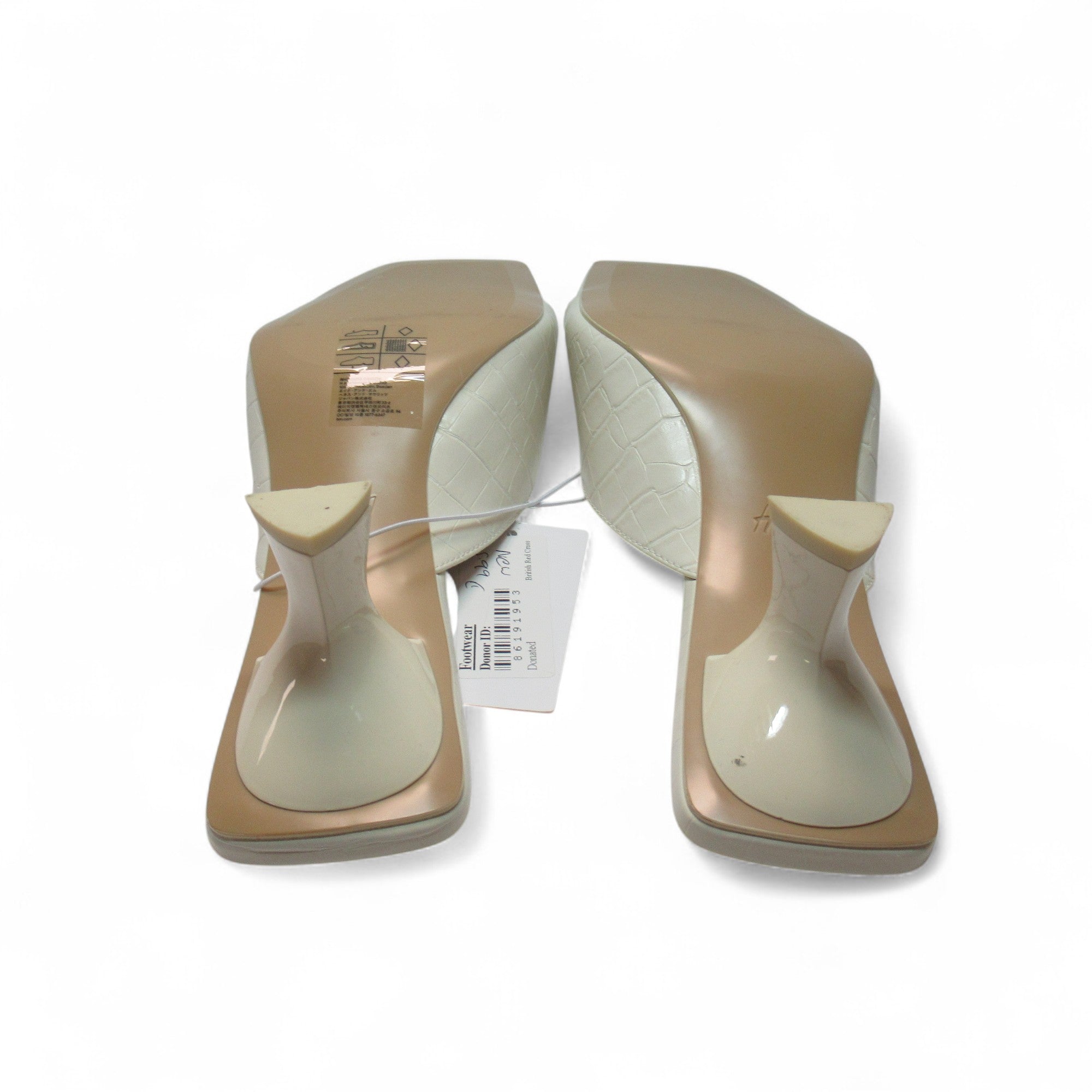 outer sole image for H & M Mules Sandals UK 7 Ivory Womenswear | Pre-loved