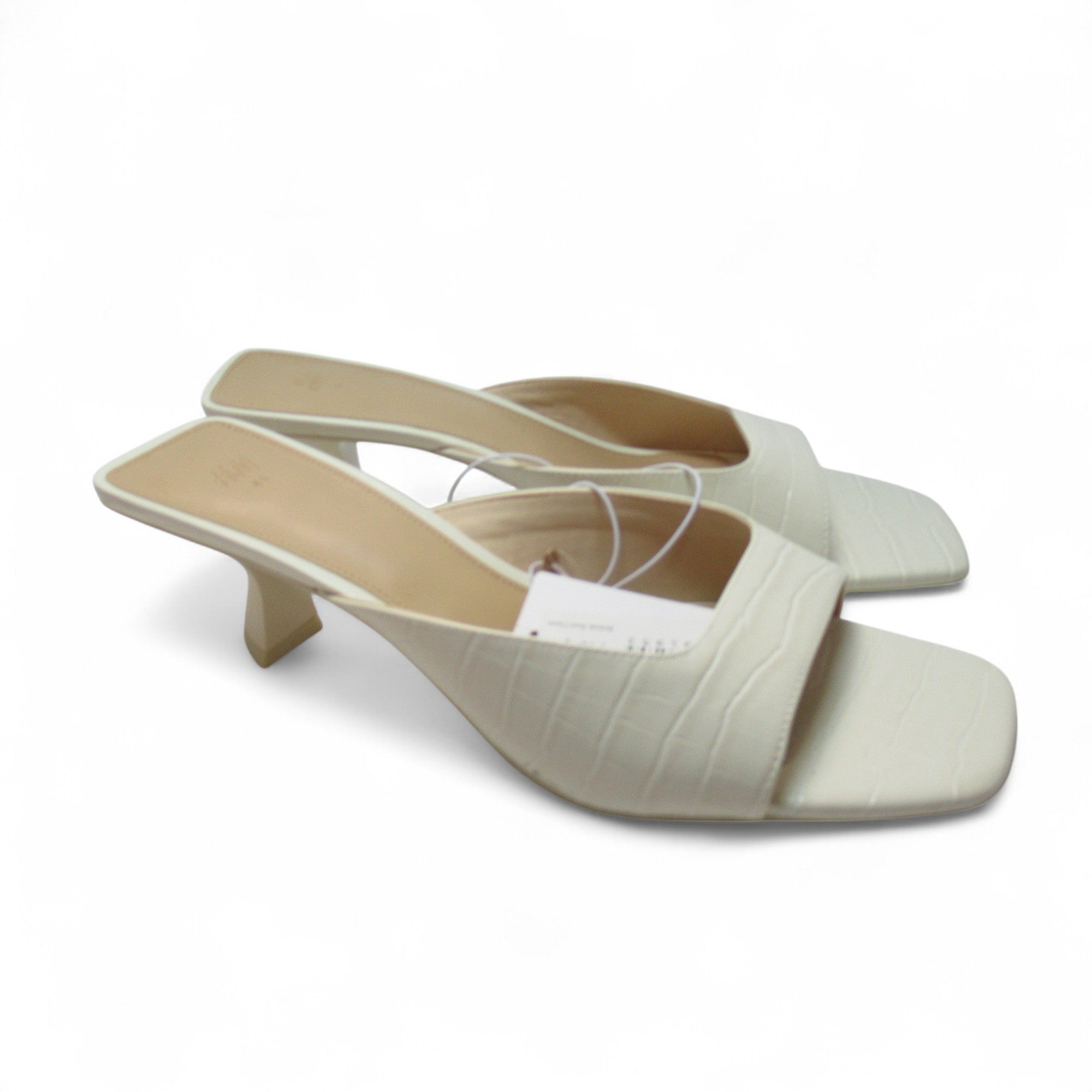 side image for H & M Mules Sandals UK 7 Ivory Womenswear | Pre-loved