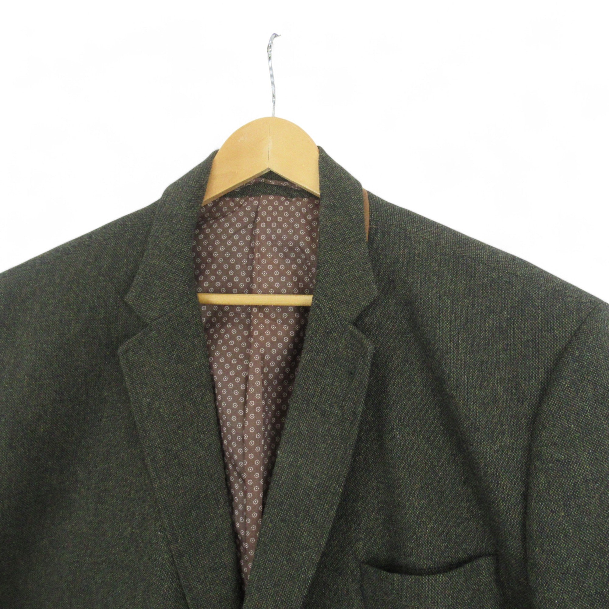 collar image for Broadstone Bros 54S Green Blazer Jacket Menswear | Preloved