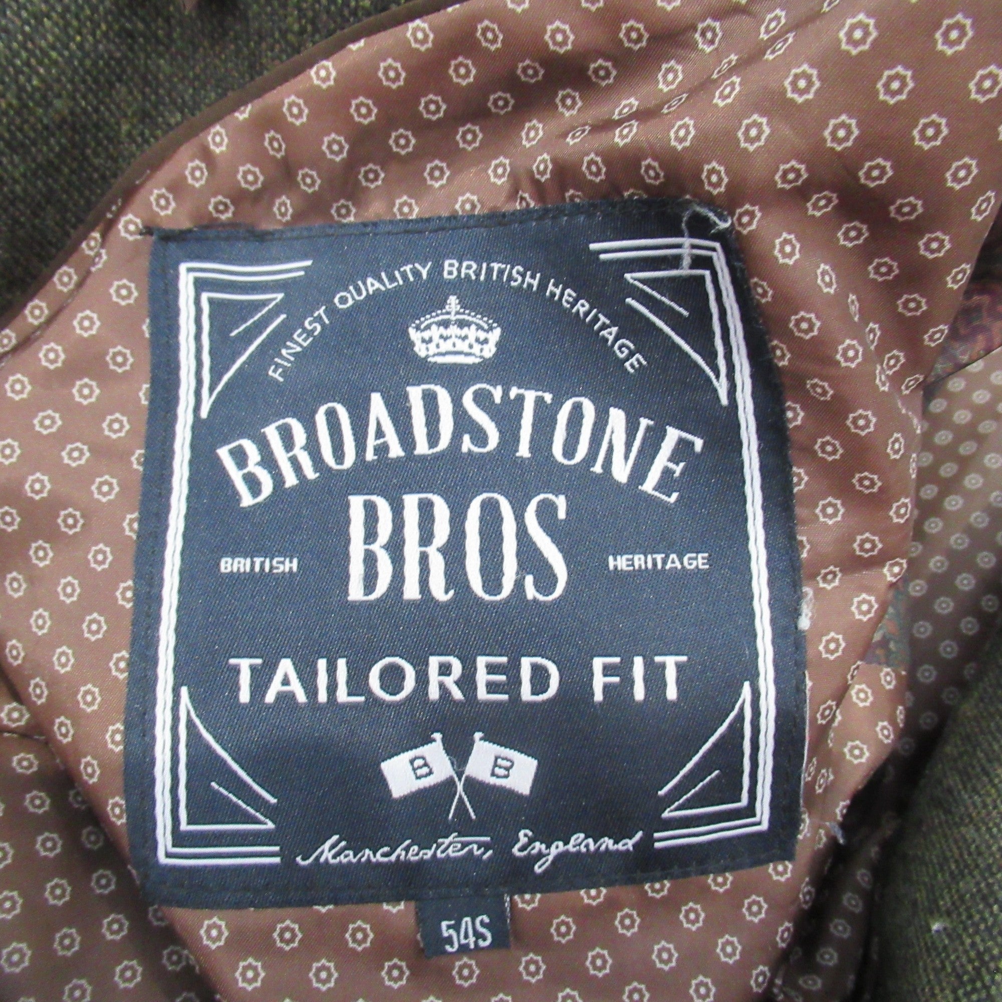 label image for Broadstone Bros 54S Green Blazer Jacket Menswear | Preloved