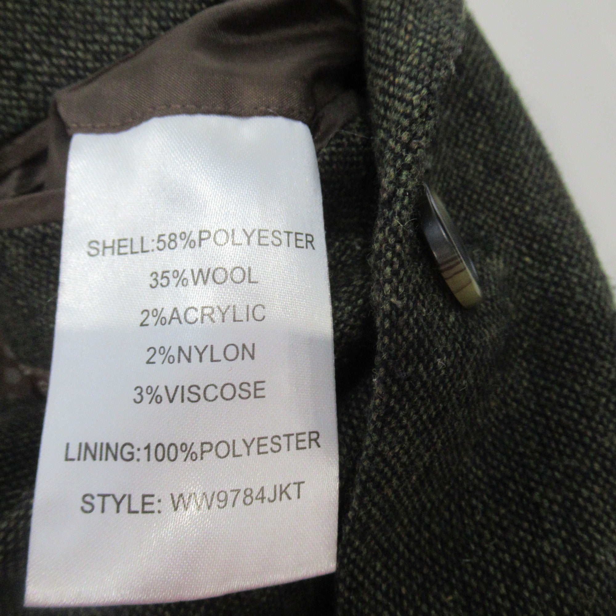 care label image for Broadstone Bros 54S Green Blazer Jacket Menswear | Preloved