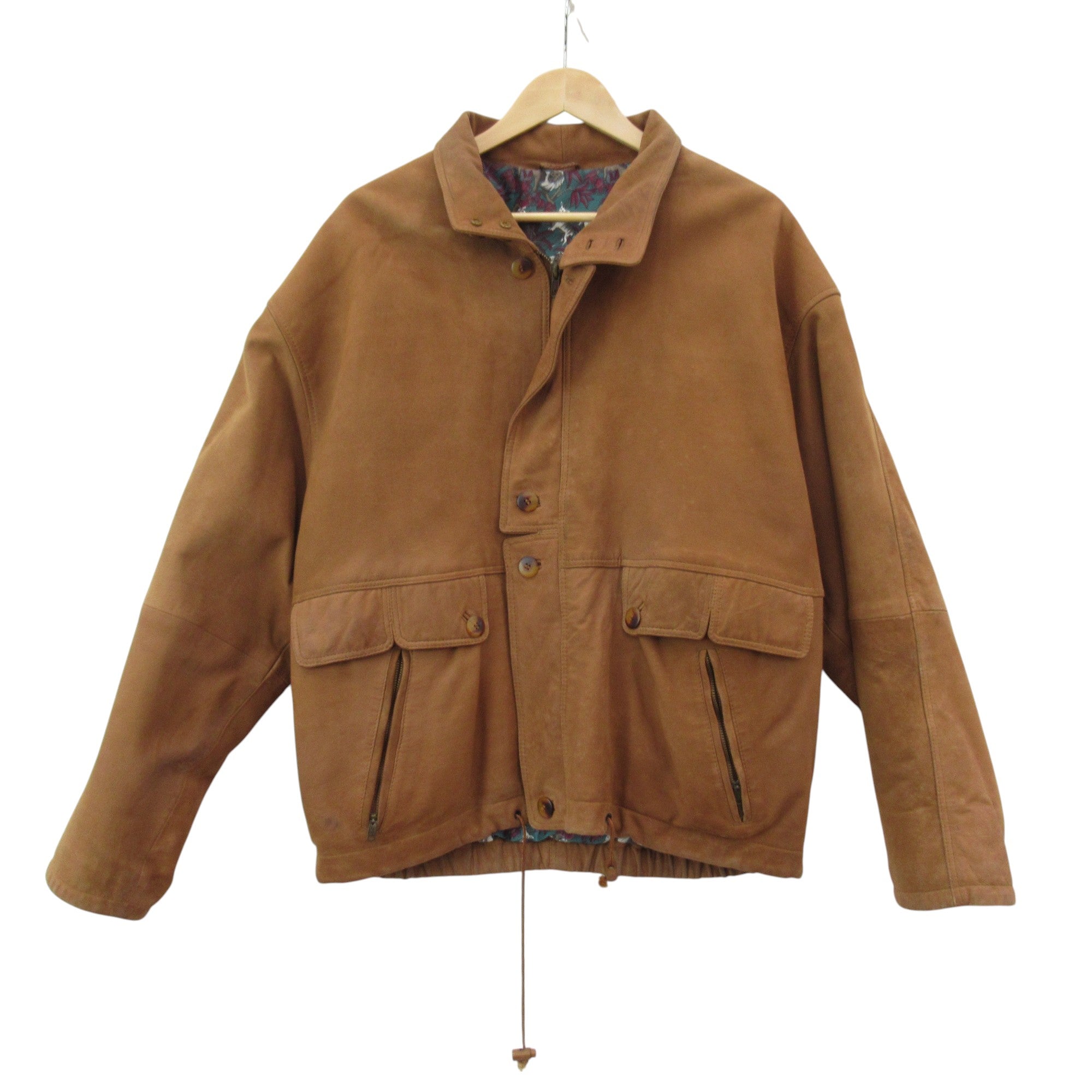 front image for Sterling Vintage Suede Coat Camel XL Menswear| Pre-loved