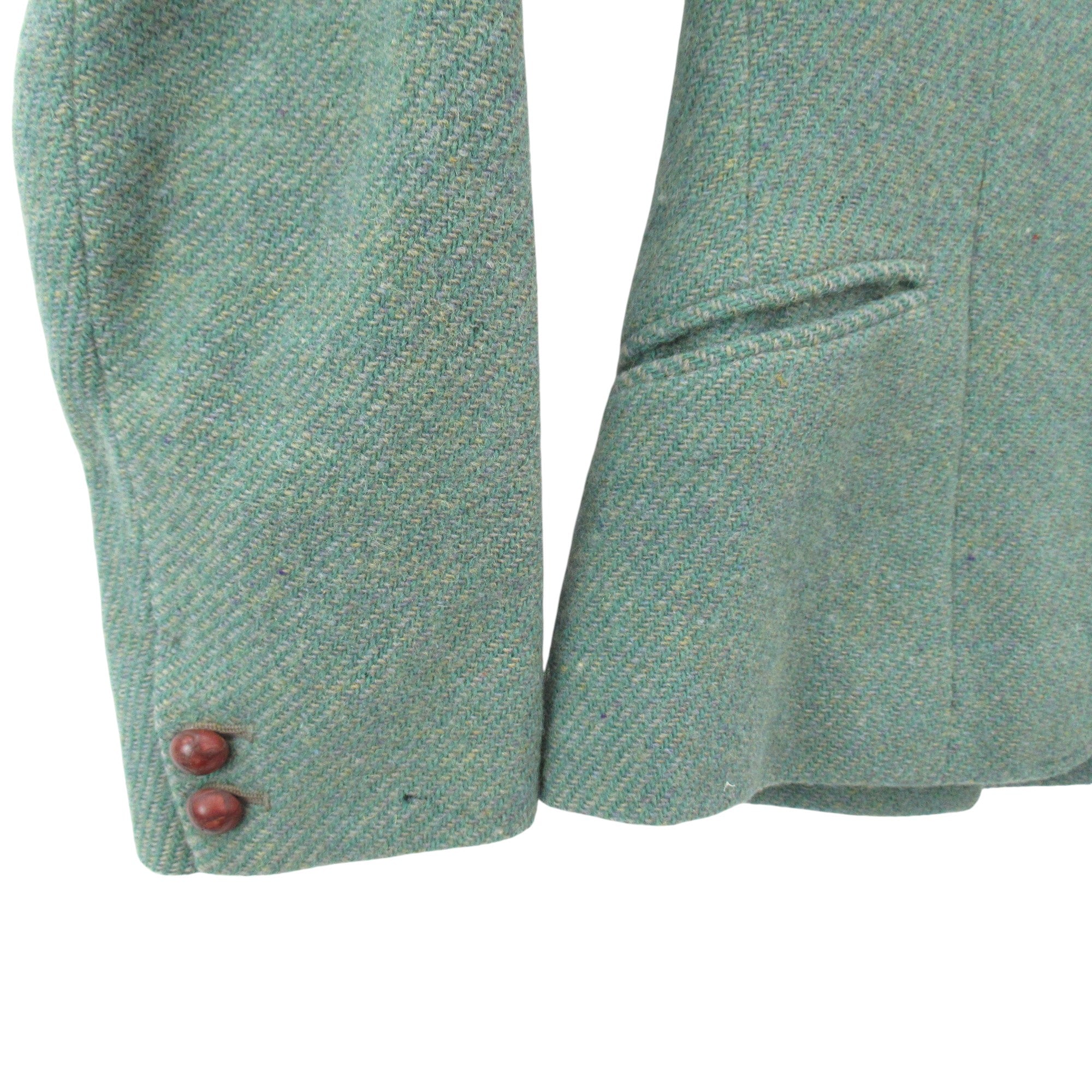 sleeve image for Anderson Vintage Blazer Jacket UK 12 Green Womenswear | Pre-loved