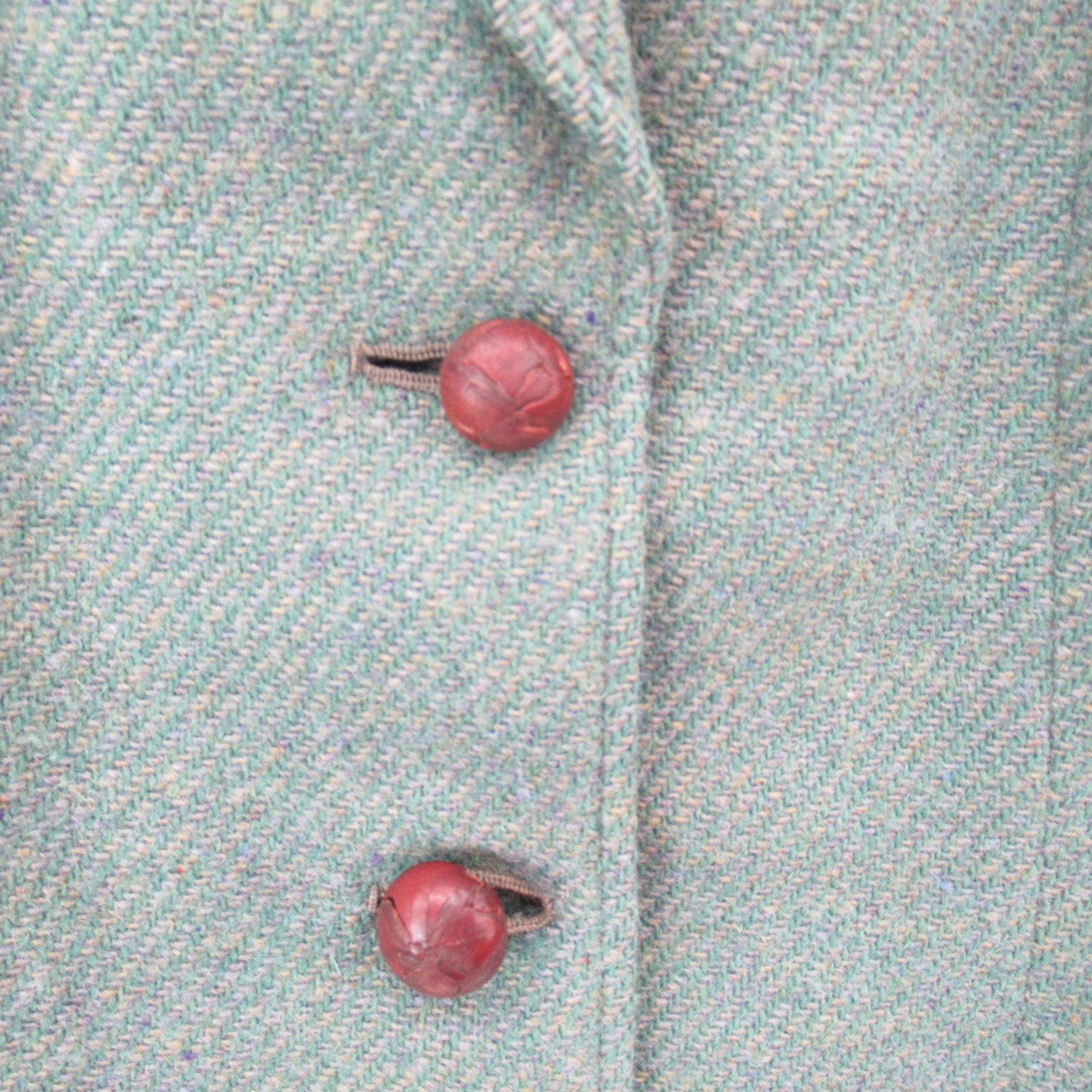 button image for Anderson Vintage Blazer Jacket UK 12 Green Womenswear | Pre-loved