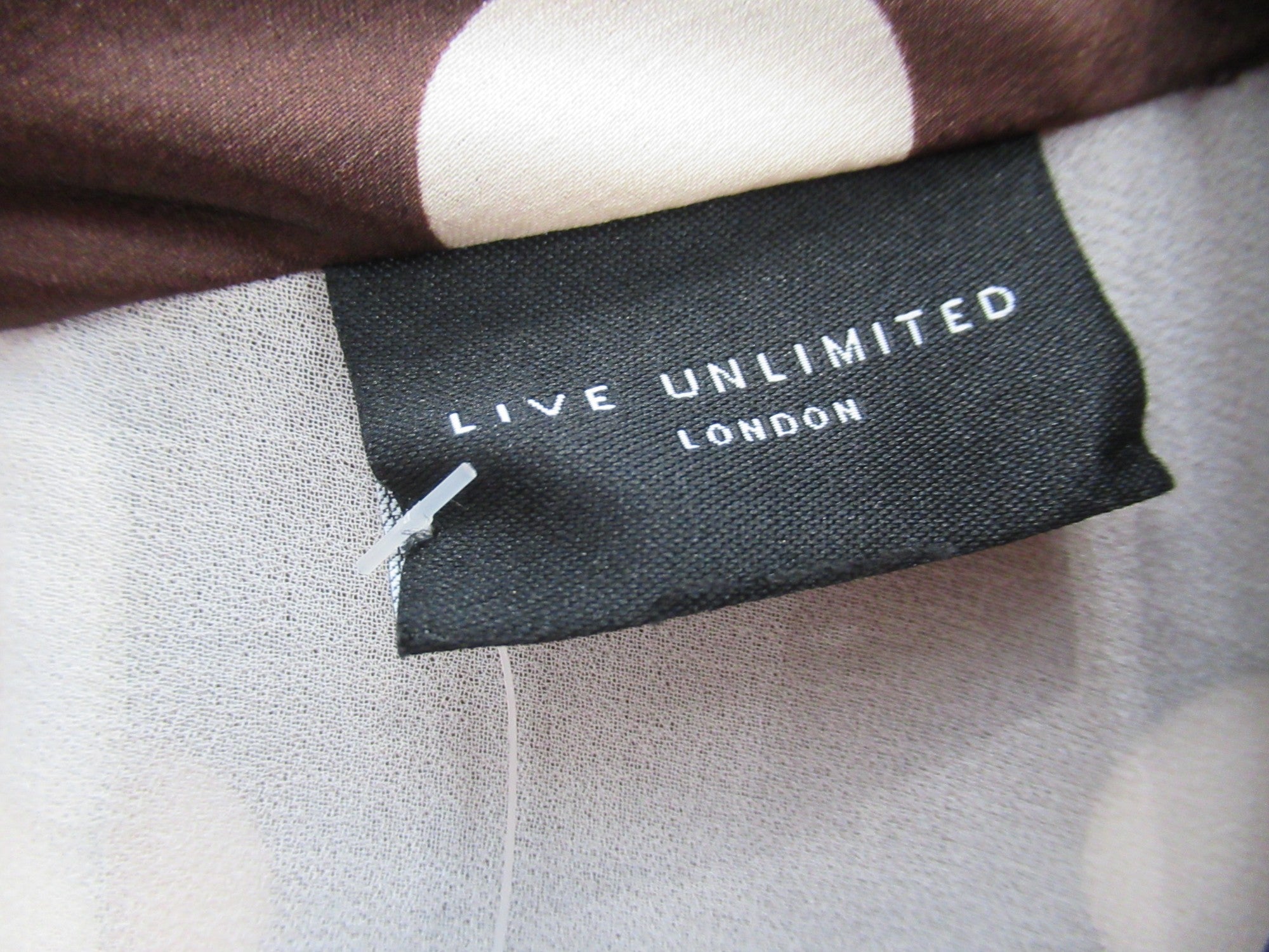 label image for Live Unlimited Spotty Dress Brown UK 24 Womenswear | Pre-loved