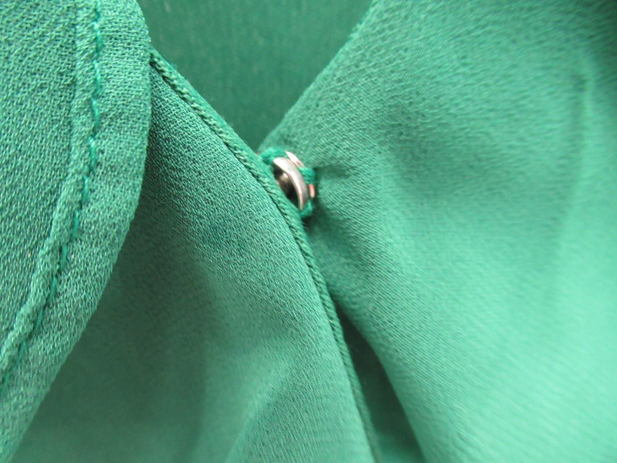 fasten image for Yumi Wrap Dress UK 22 Green Chiffon Womenswear | Pre-loved 