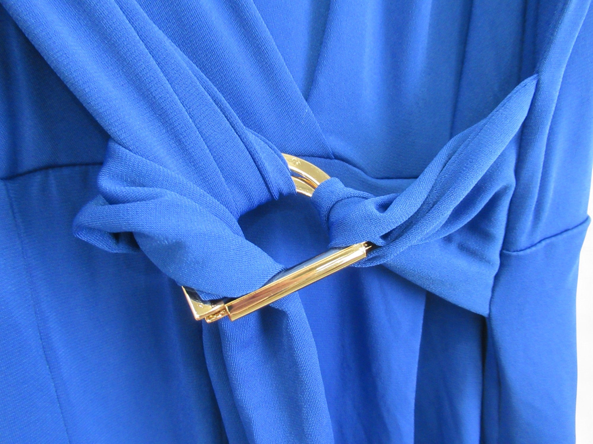 tie waist image for LTS Jumpsuit Royal Blue UK 22-24 Wide Leg Womenswear | Pre-loved