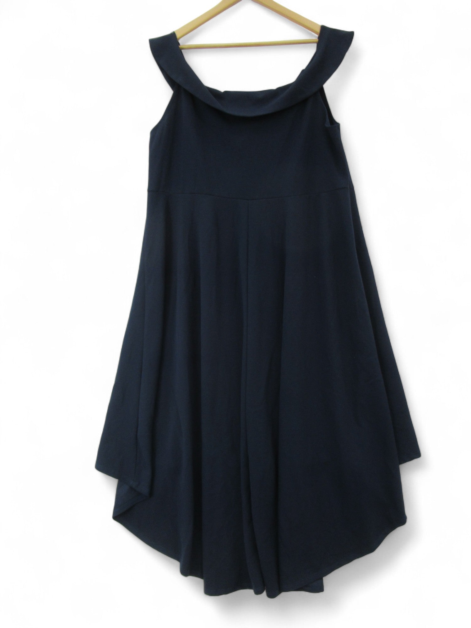 back image for Yours High Waist Dress Navy Blue UK 24 Womenswear | Pre-loved