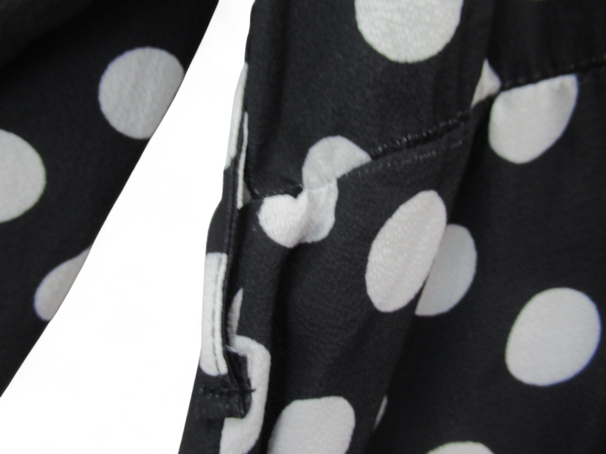 condition image for Yours Spotty Dress Black White UK 26/28 Womenswear | Pre-loved