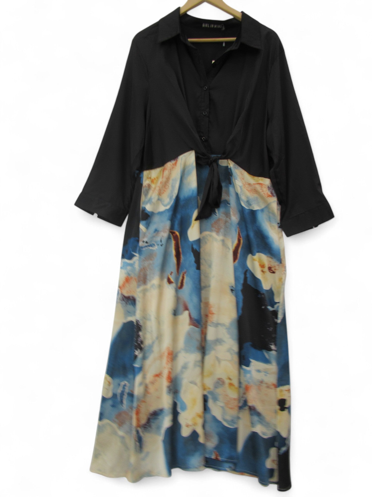 front image for Girl In Mind Dress UK 22 Multicoloured Floral Womenswear | Pre-loved