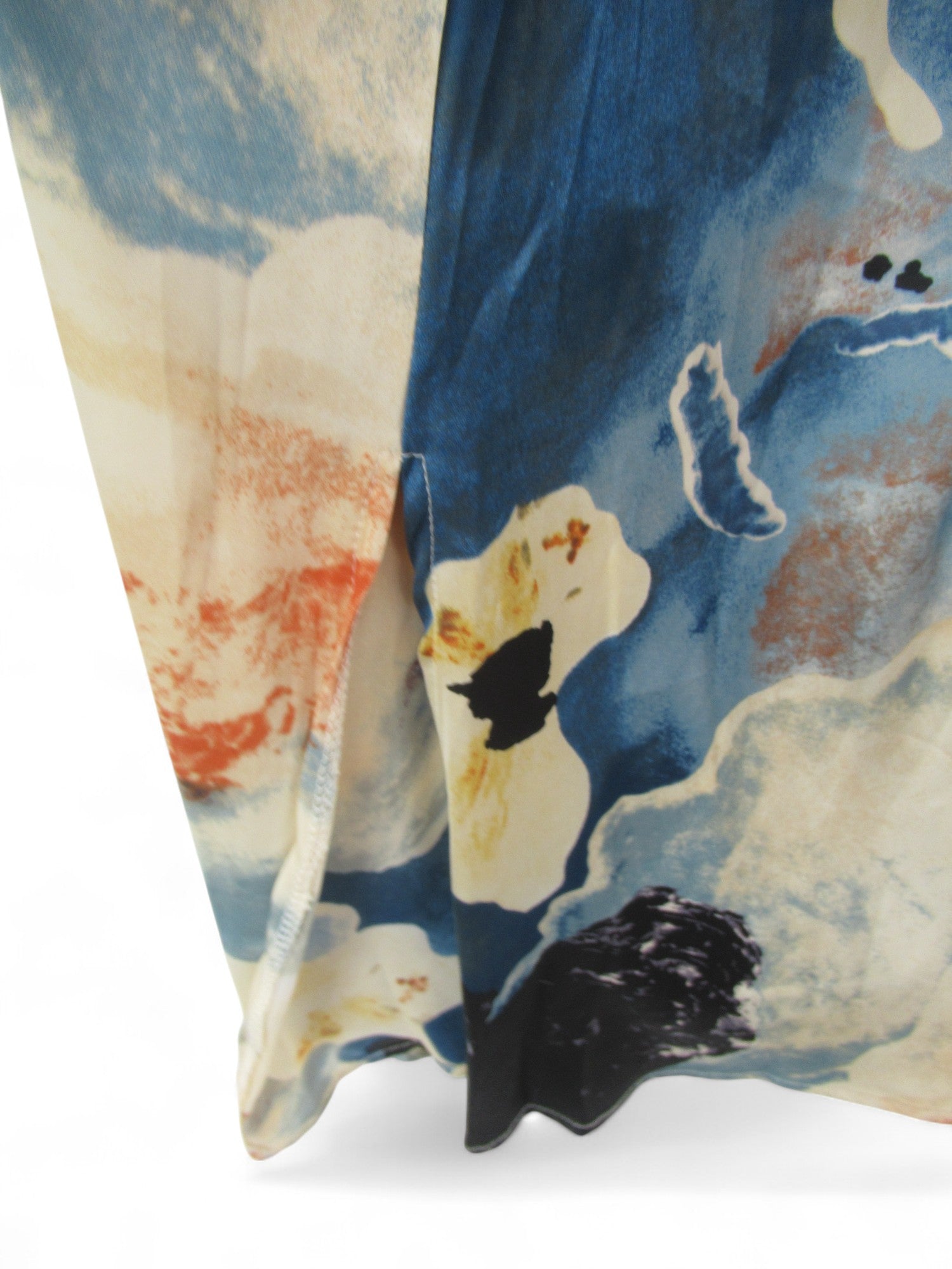 side slit image for Girl In Mind Dress UK 22 Multicoloured Floral Womenswear | Pre-loved