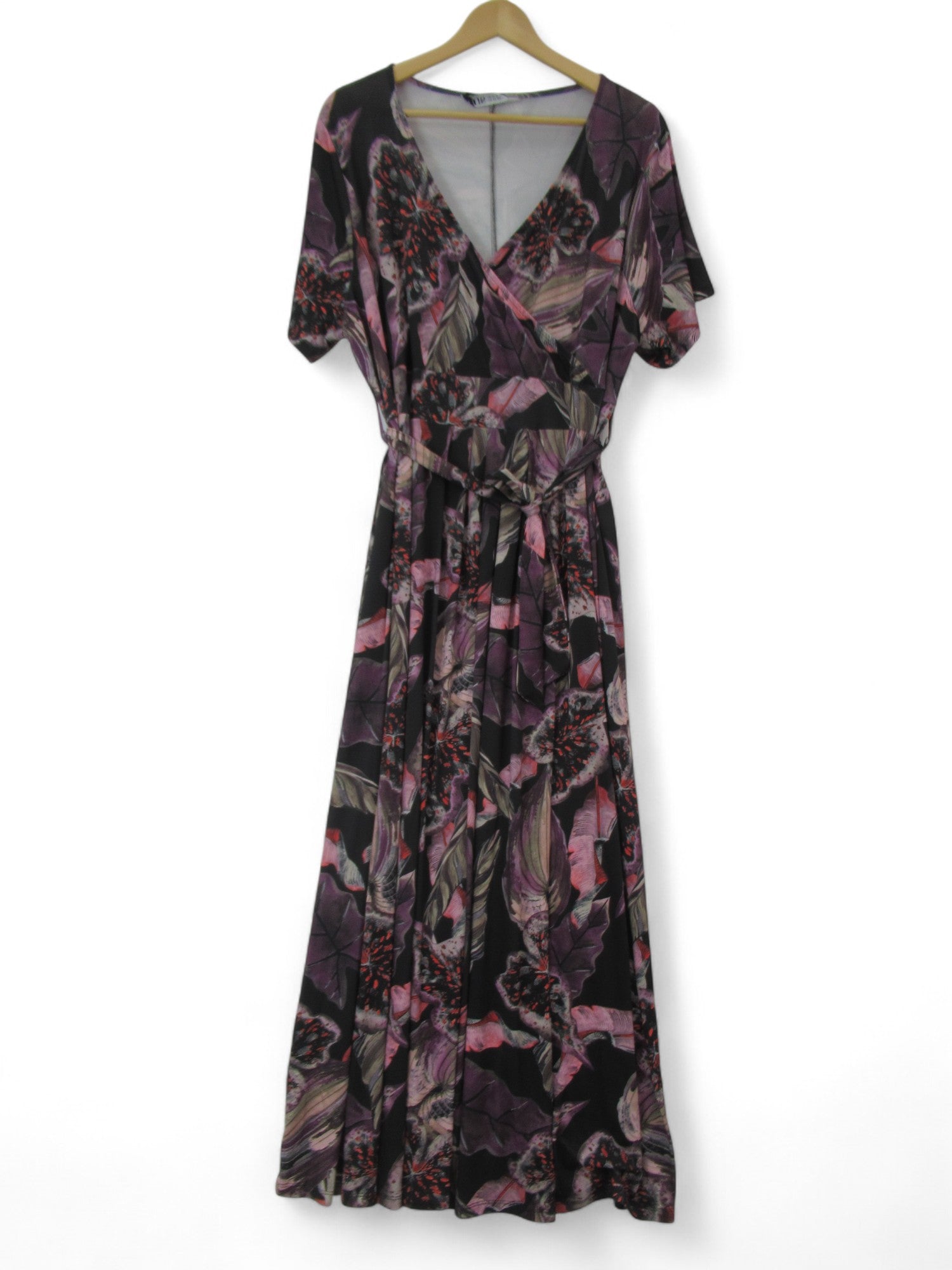 front image for Yours Belted Dress UK 22-24 Multicoloured Womenswear | Pre-loved 