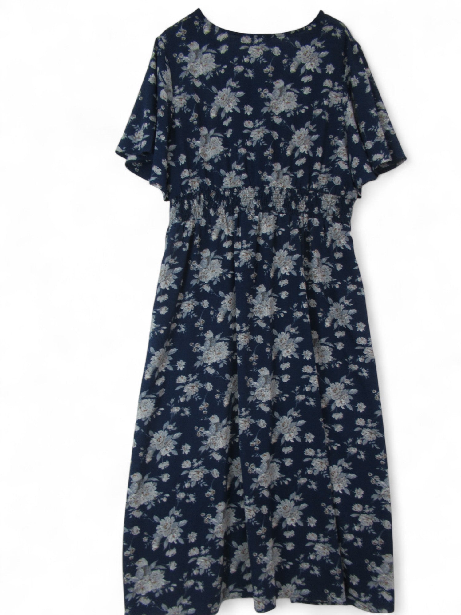back image for Bloomchic Dress UK 22-24 Blue Floral Womenswear | Pre-loved
