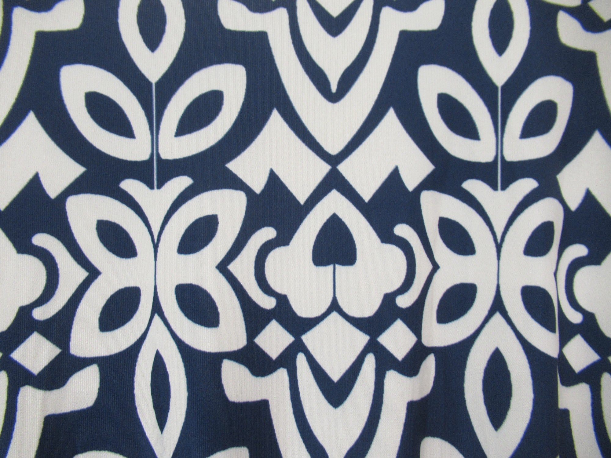 pattern image for Maxi Dress Navy White Dress 5XL Geometric Womenswear | Pre-loved 