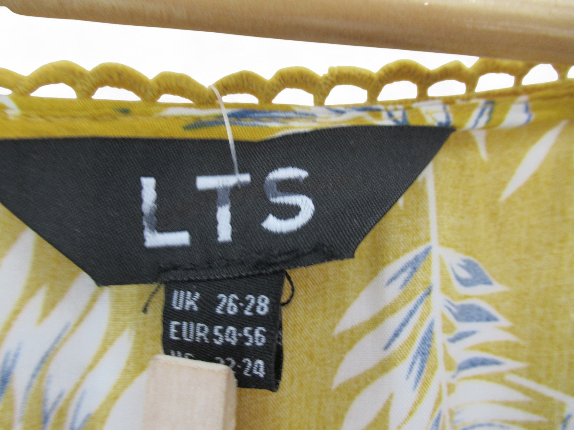 label image for Long Tall Sally Dress Ochre Yellow UK 26-28 Womenswear | Pre-loved
