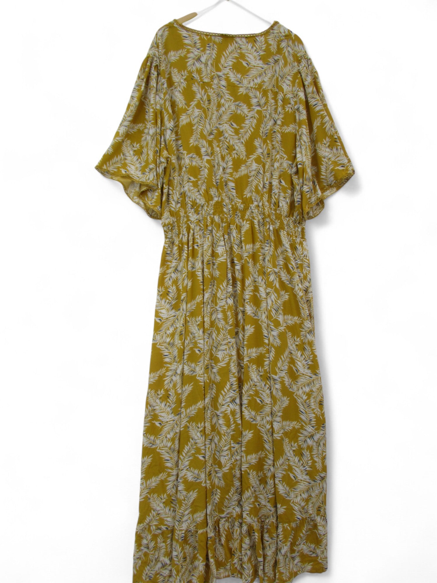 back image for Long Tall Sally Dress Ochre Yellow UK 26-28 Womenswear | Pre-loved