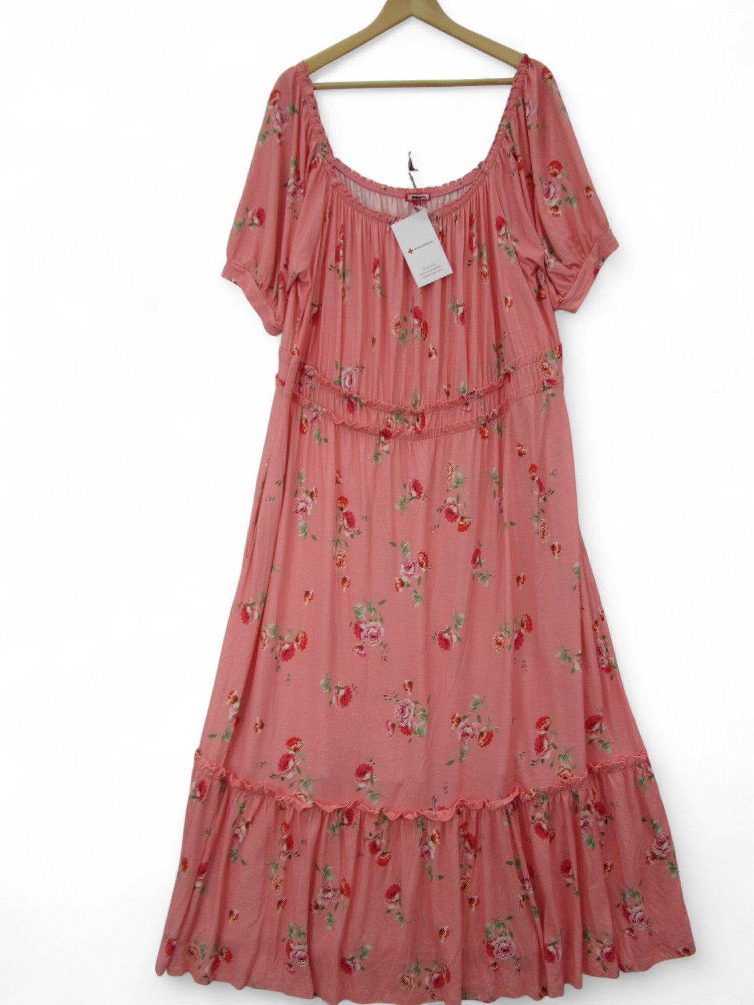 front image for Joe Brown Dress UK 22 Pink Floral Womenswear | Pre-loved