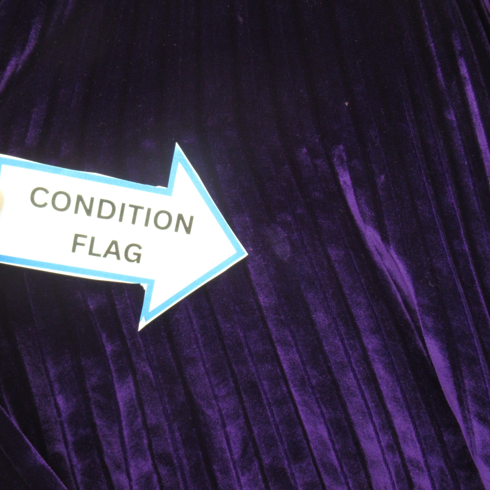 condition image for Edina Ronay London Velvet Skirt UK 10 Purple Womenswear | Pre-loved 