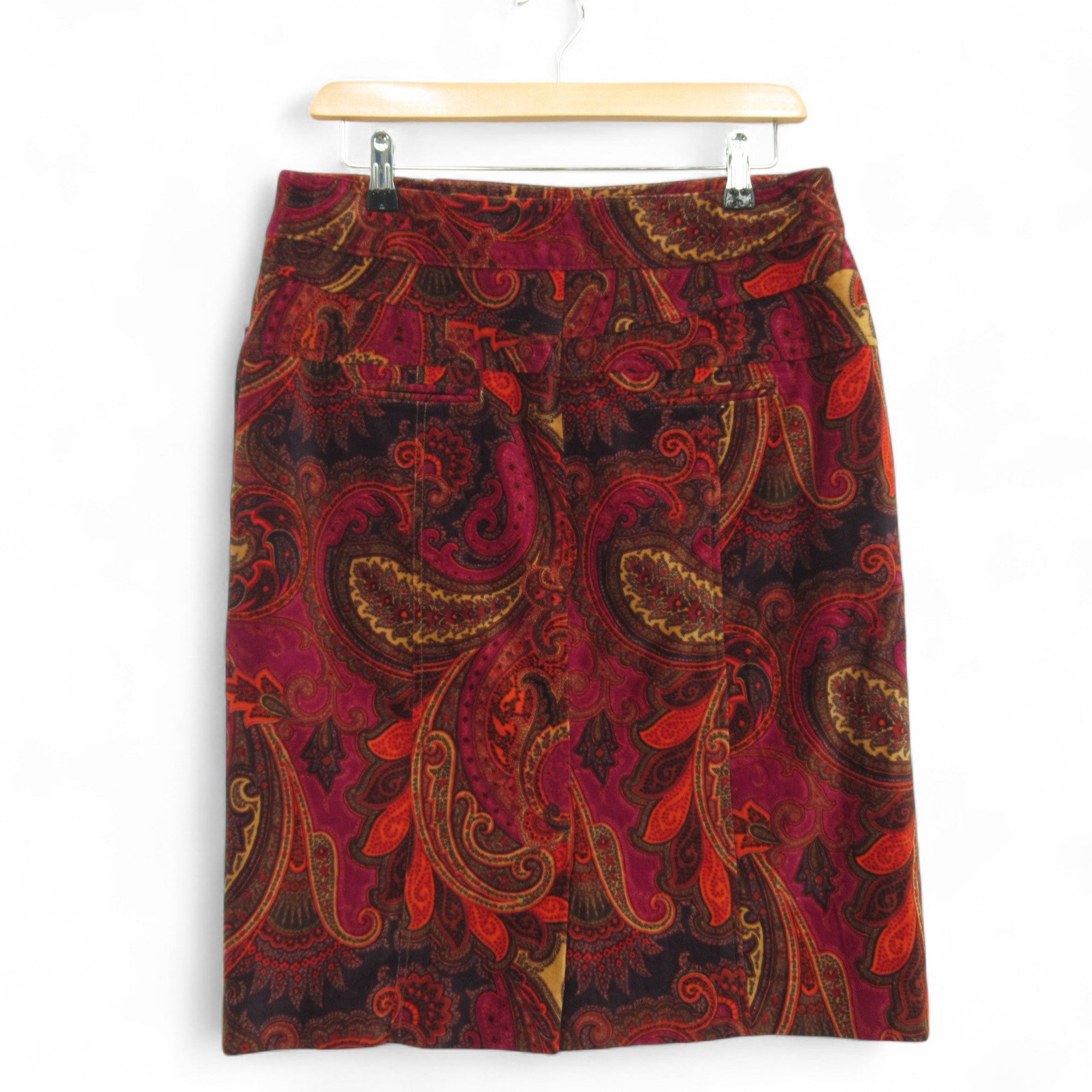 back image for Bogner Vintage Paisley Skirt W30" Multicoloured Womenswear | Pre-loved