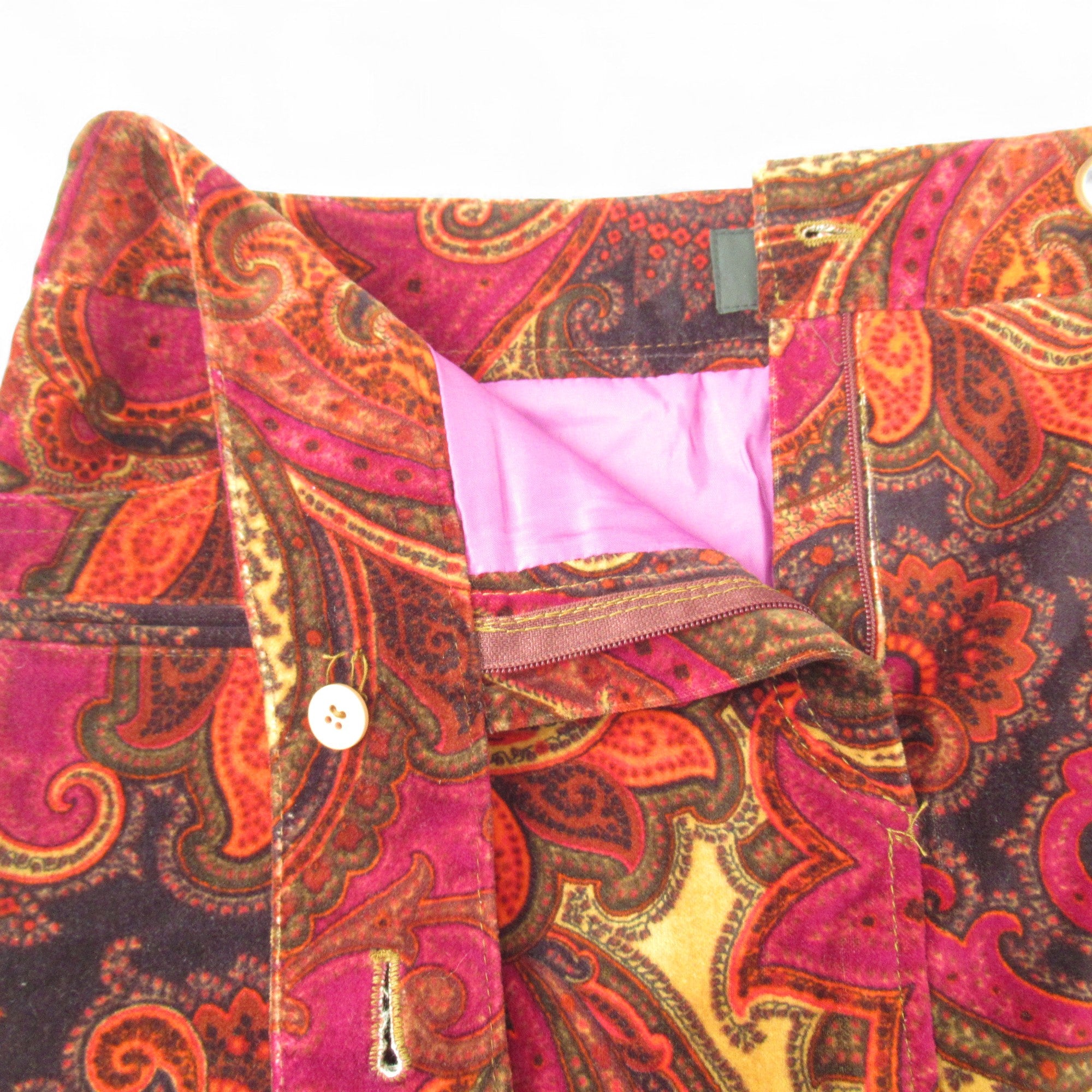 fasten image for Bogner Vintage Paisley Skirt W30" Multicoloured Womenswear | Pre-loved