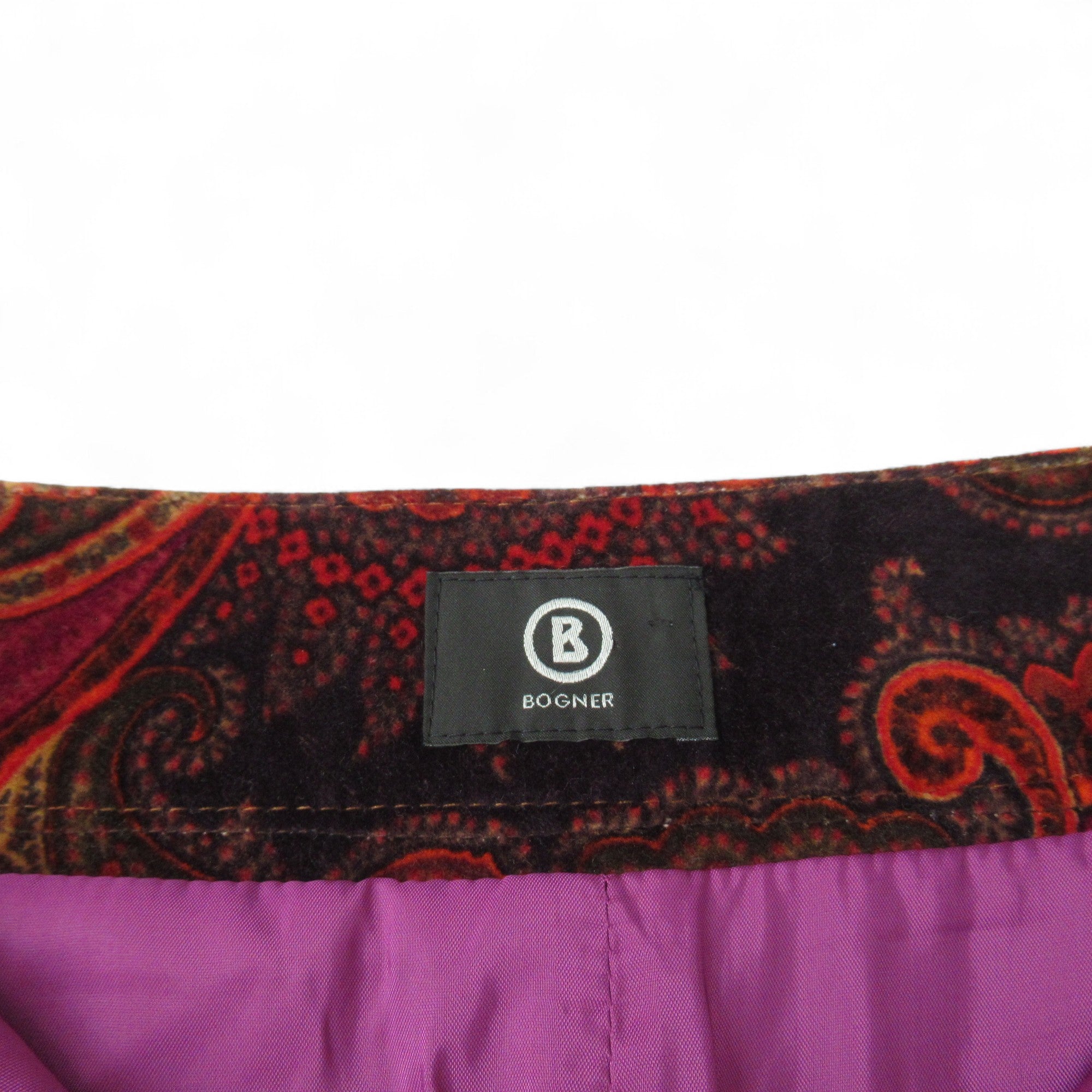 label image for Bogner Vintage Paisley Skirt W30" Multicoloured Womenswear | Pre-loved