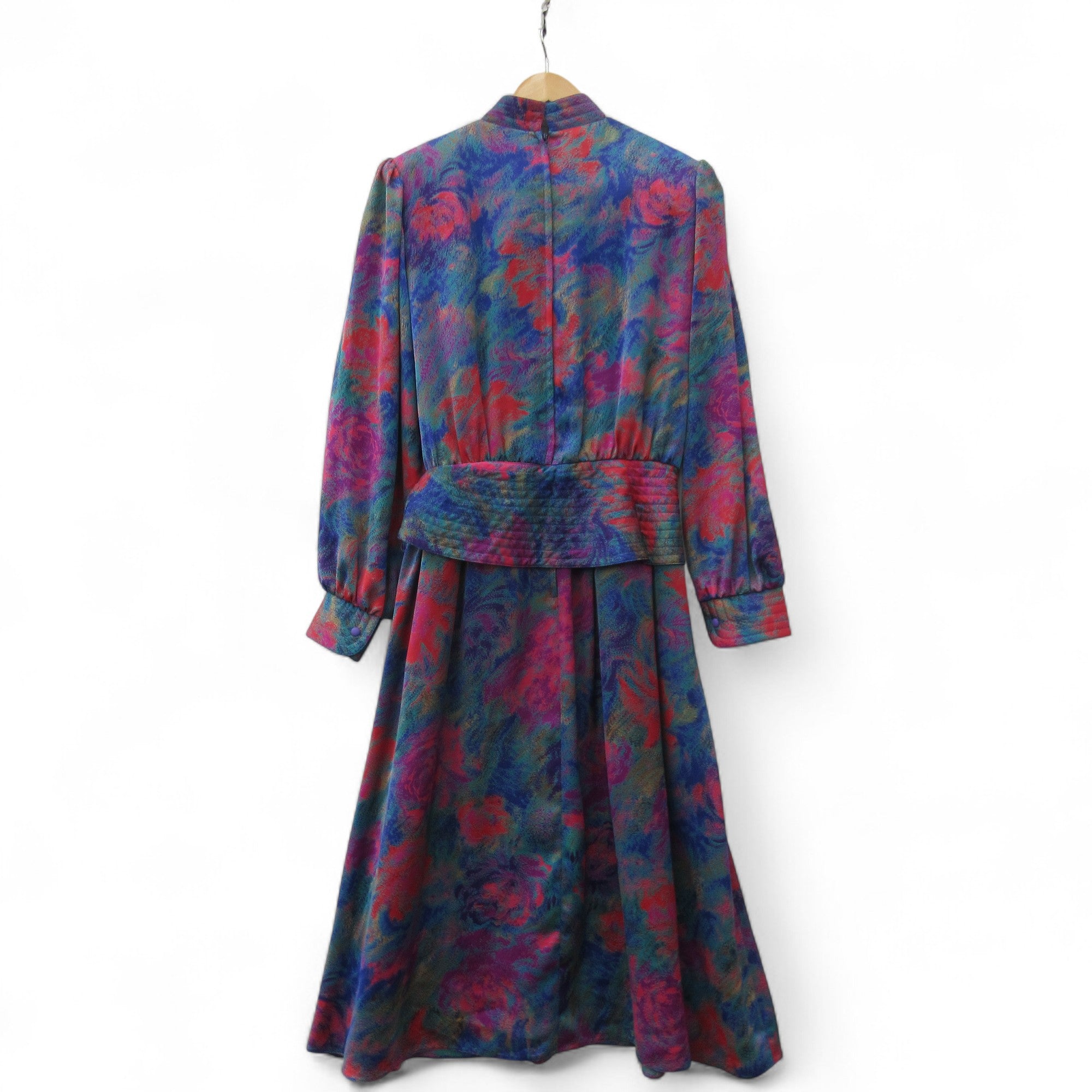 back image for Schoi Vintage 1970s Dress UK 14 Multicoloured Womenswear | Pre-loved 