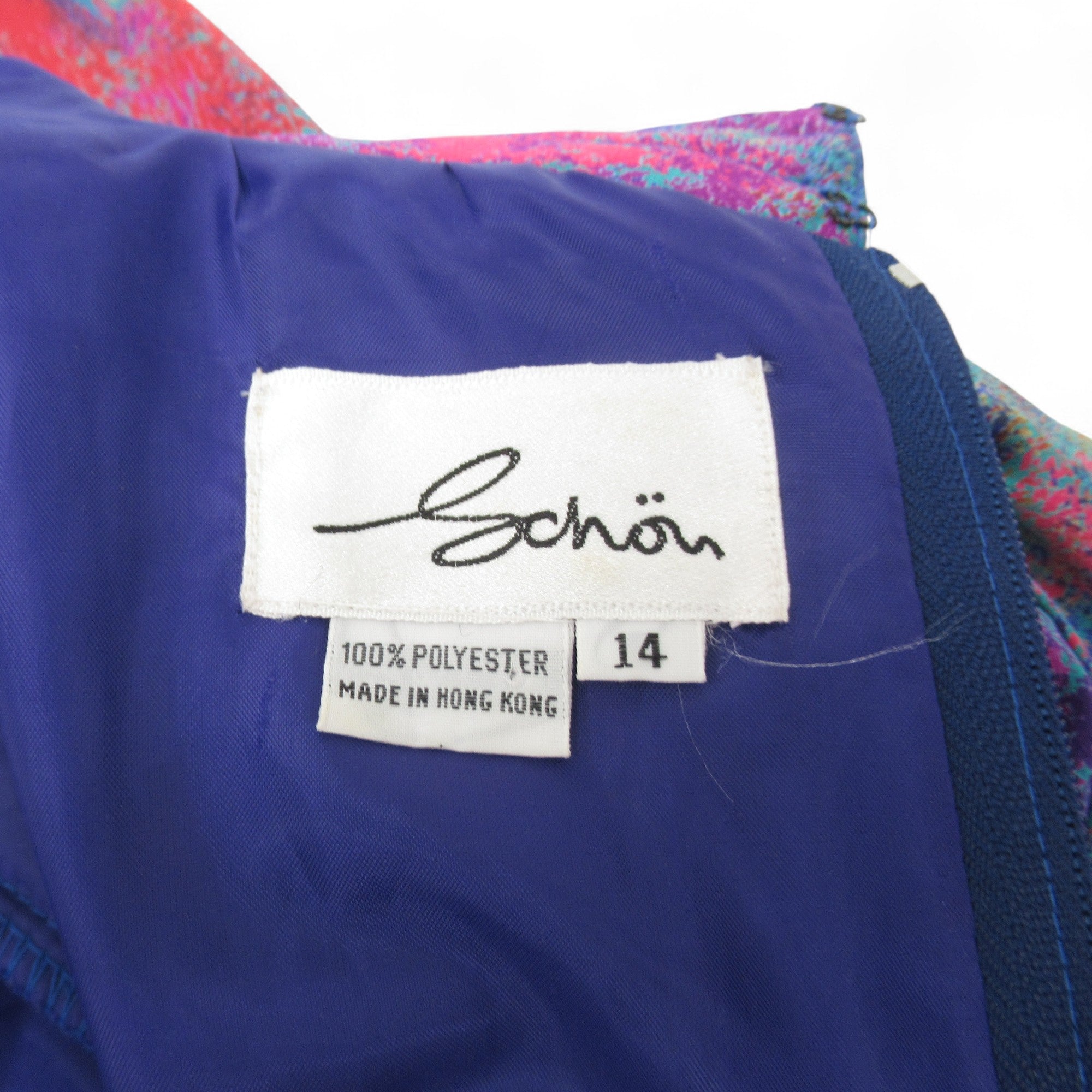 label image for Schoi Vintage 1970s Dress UK 14 Multicoloured Womenswear | Pre-loved 
