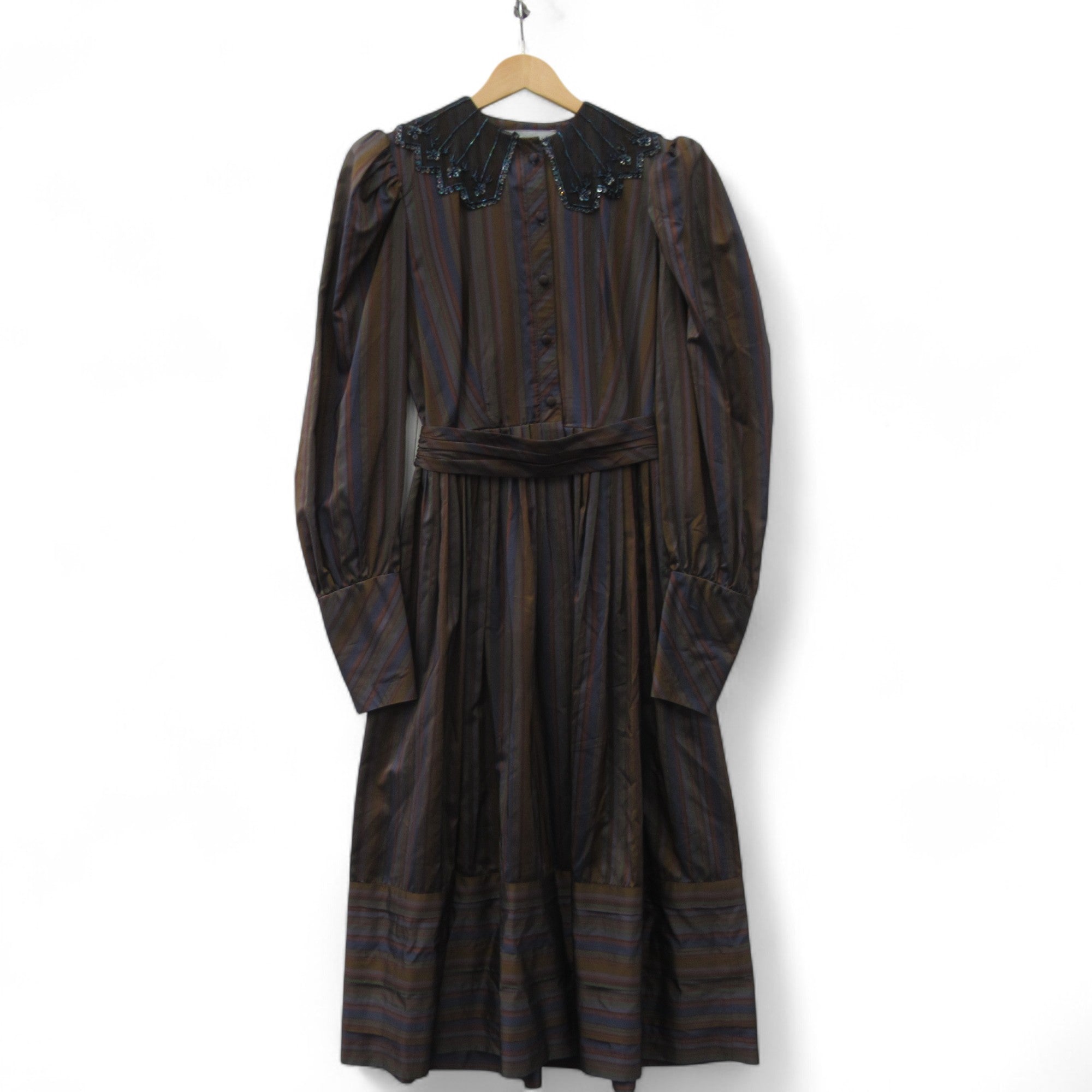 front image for Horrockses Fashions Gothic Vintage Dress UK 10 Womenswear | Pre-loved