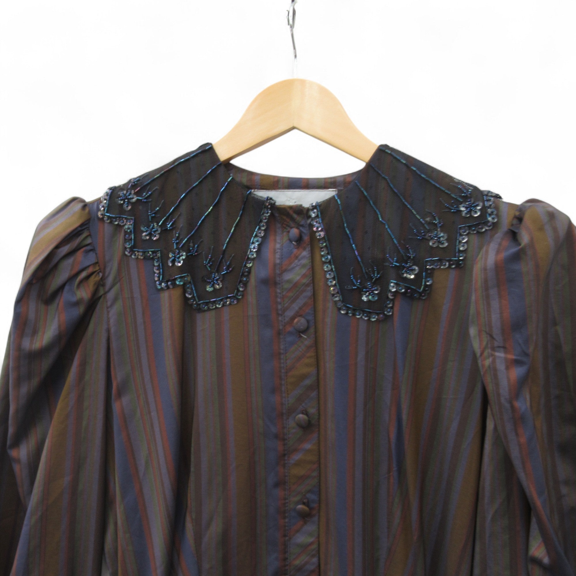 collar image for Horrockses Fashions Gothic Vintage Dress UK 10 Womenswear | Pre-loved