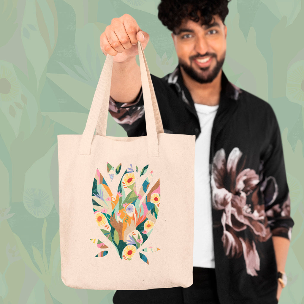 Exclusive Unity Tote Bag designed by artist Lily Windsor Walker