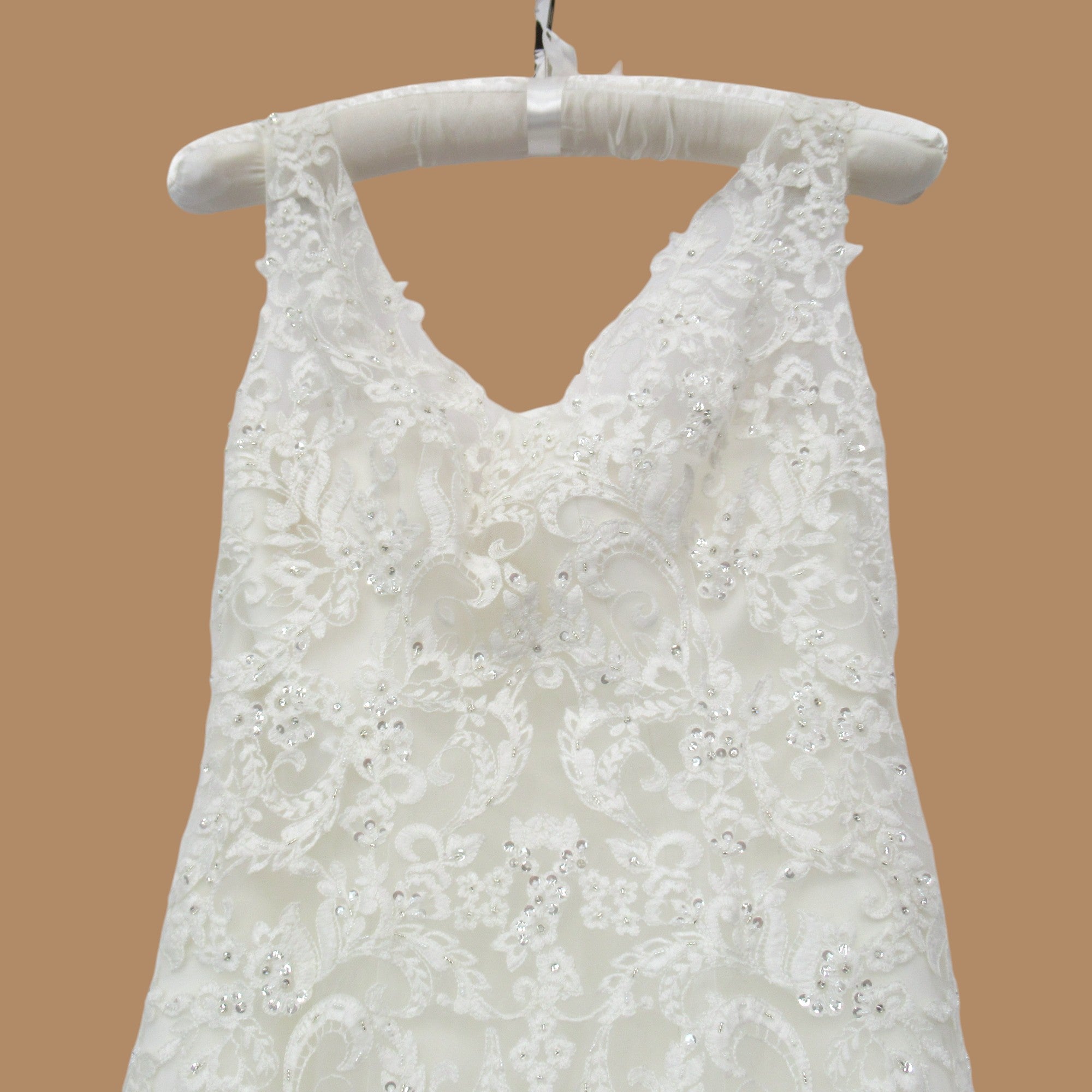 top image for Opulence Wedding Dress Ivory UK 14 Womenswear | Pre-loved 