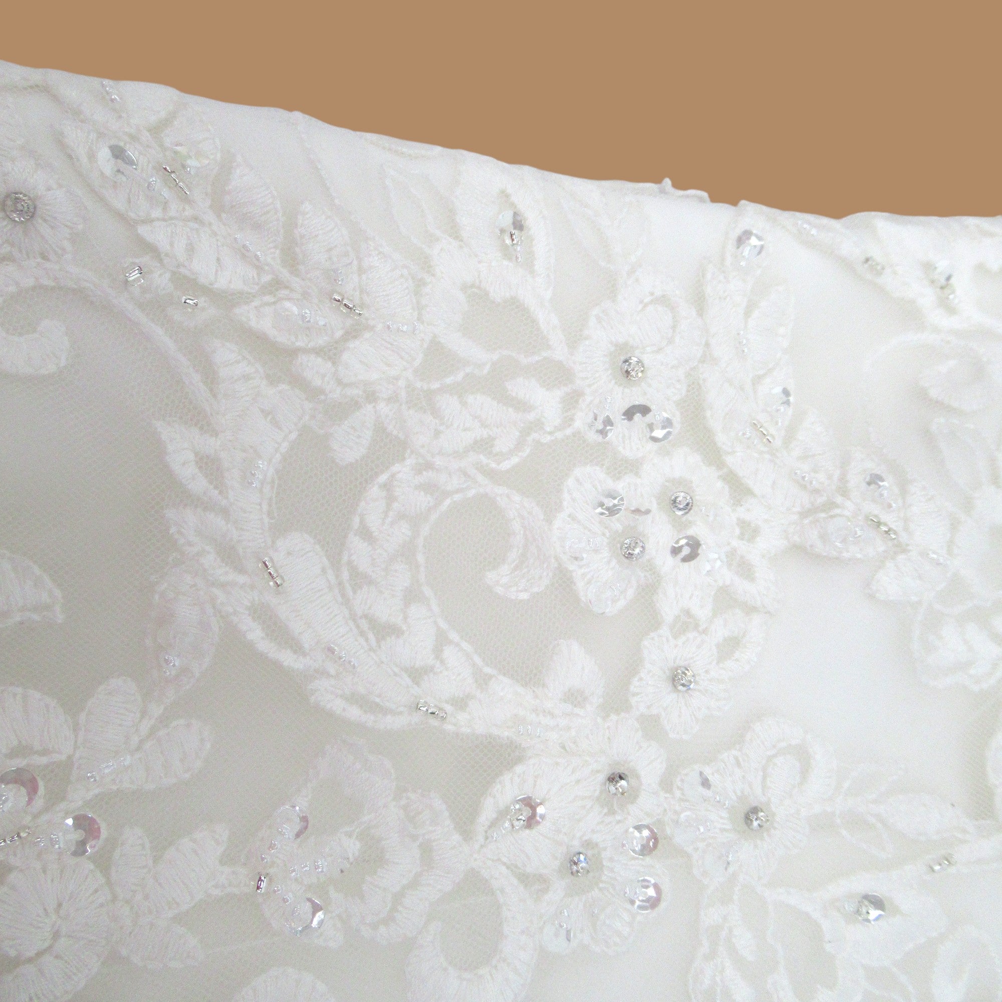 close up image for Opulence Wedding Dress Ivory UK 14 Womenswear | Pre-loved 