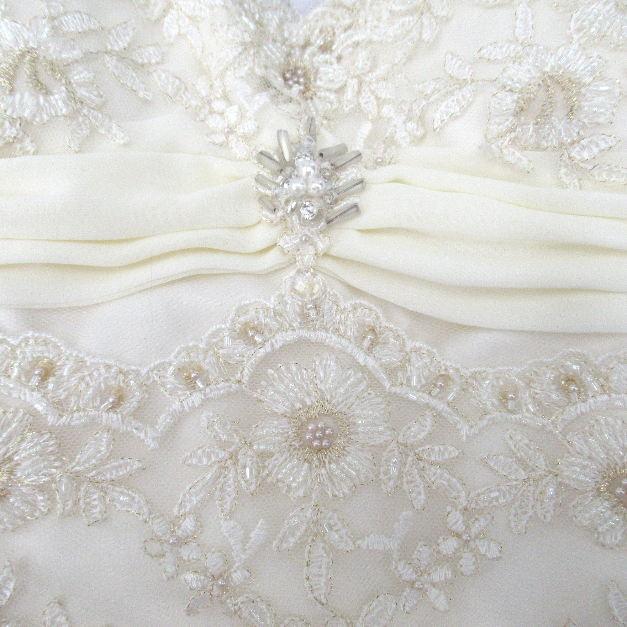 detail image for Fair Lady Diamante Wedding Dress Ivory Small Womenswear | Pre-loved
