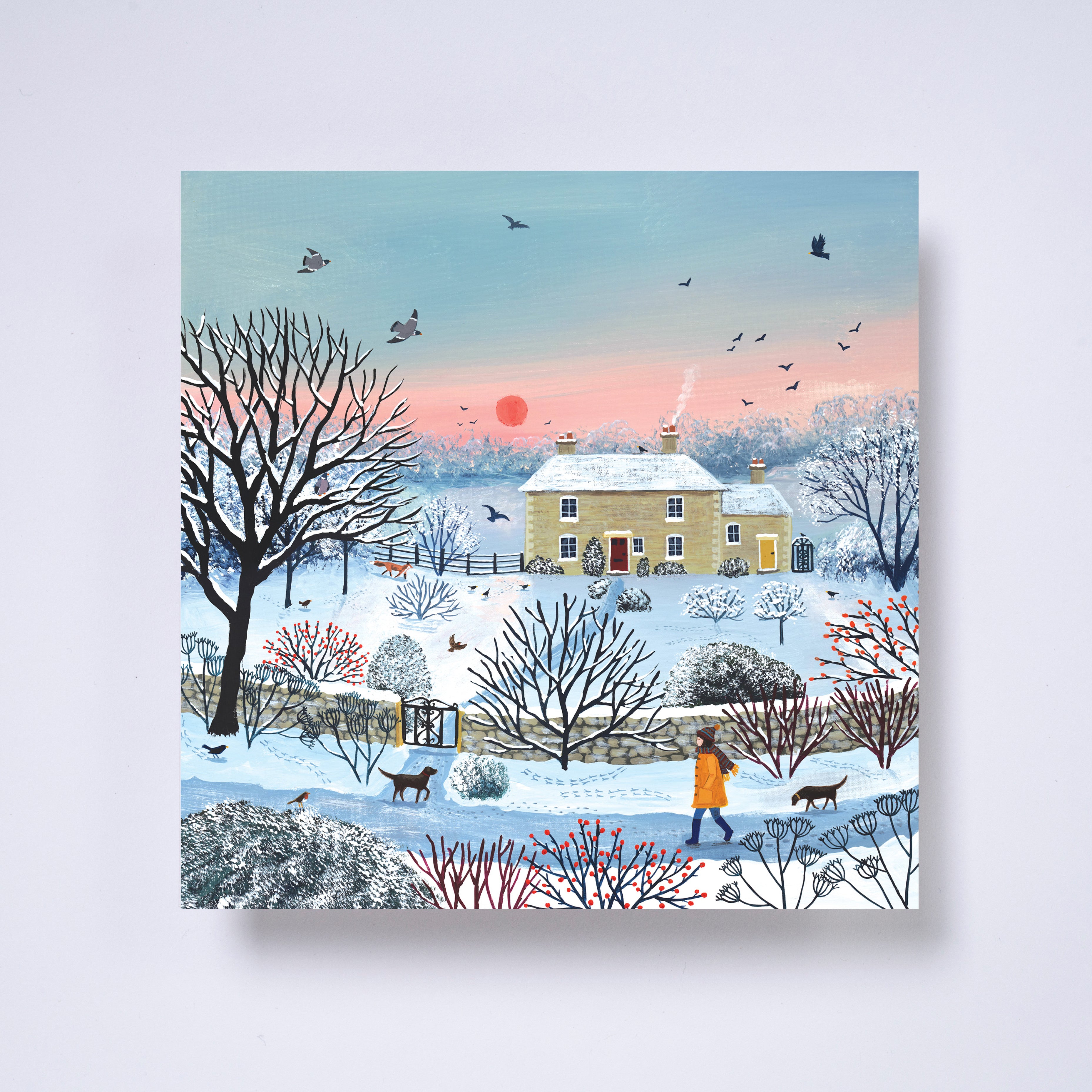 Midwinter walk - pack of 10 charity Christmas cards with envelopes