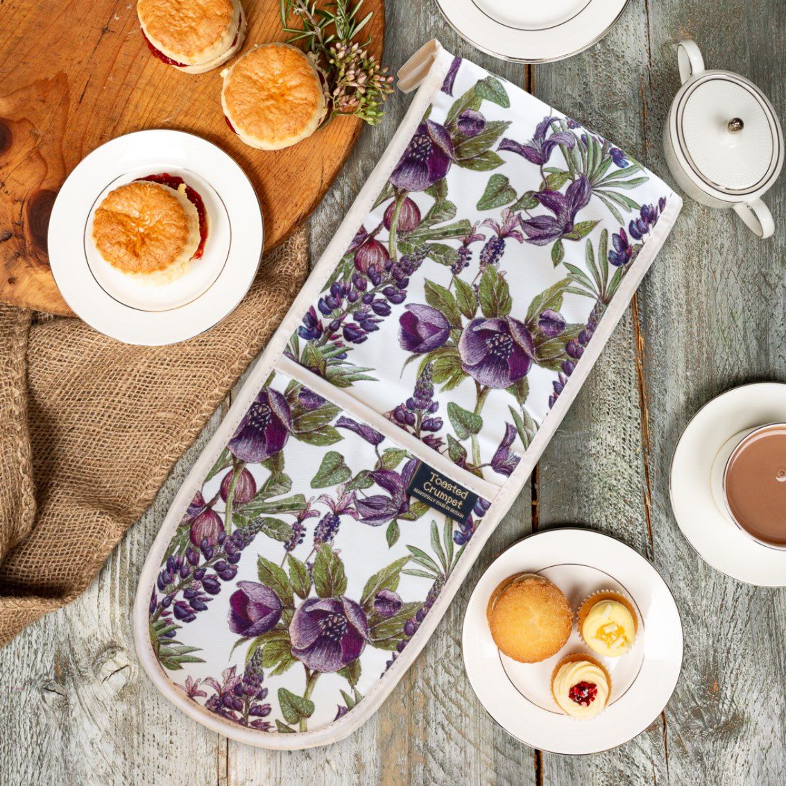 The Mulberry Collection | Cotton Double Oven Glove