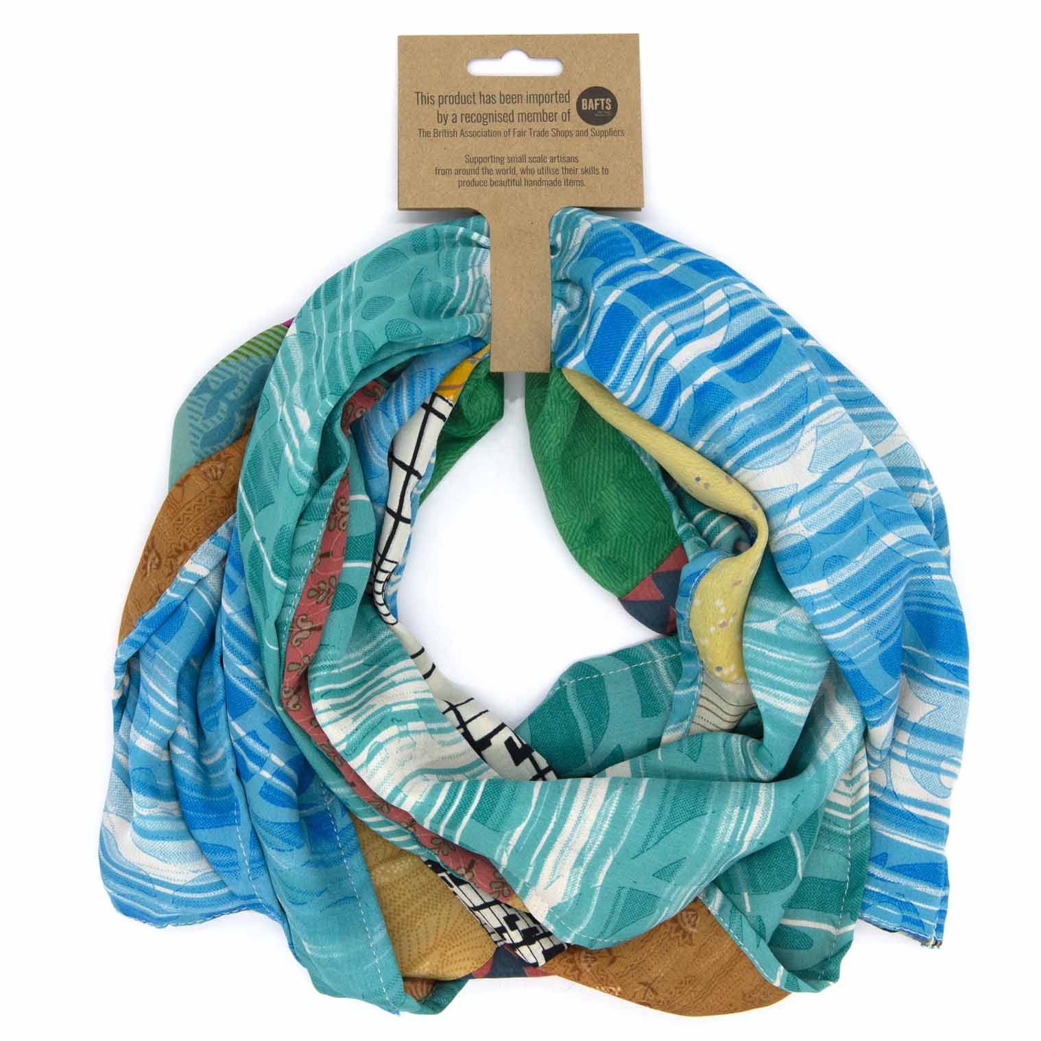 Recycled Sari Scarf