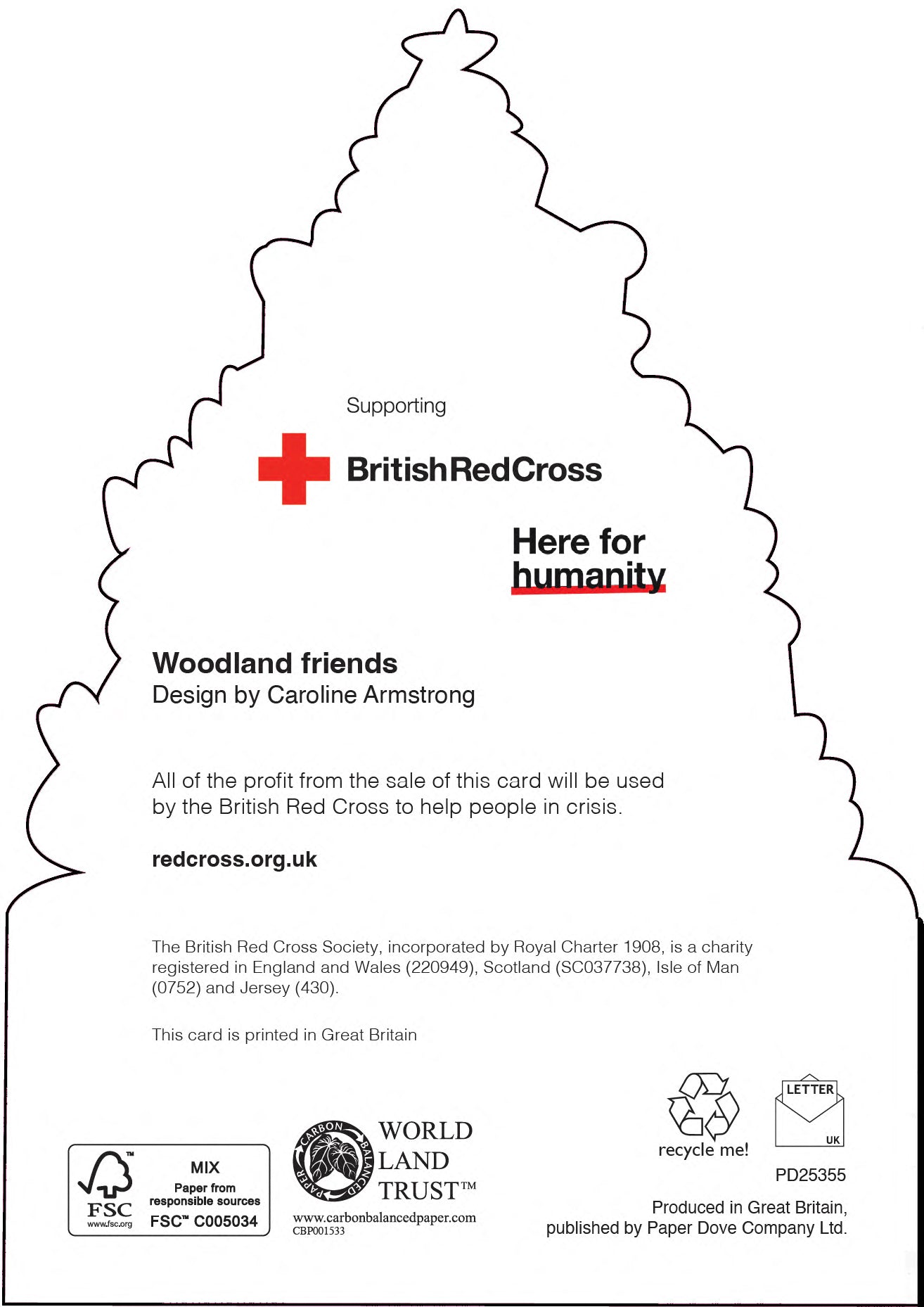 Woodland Friends | Pack of 10 charity Christmas cards with envelopes