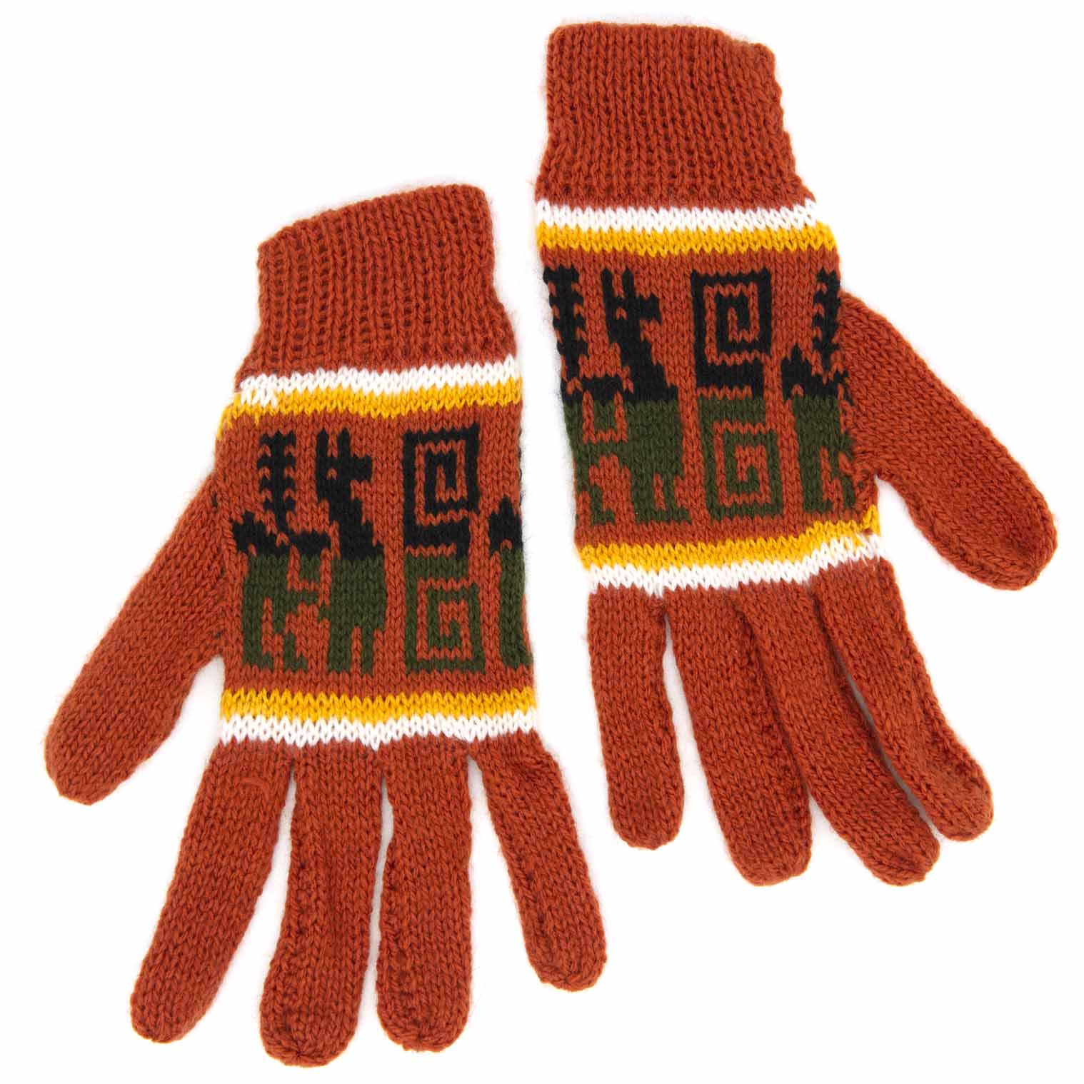 Burnt Orange | Llama Gloves
