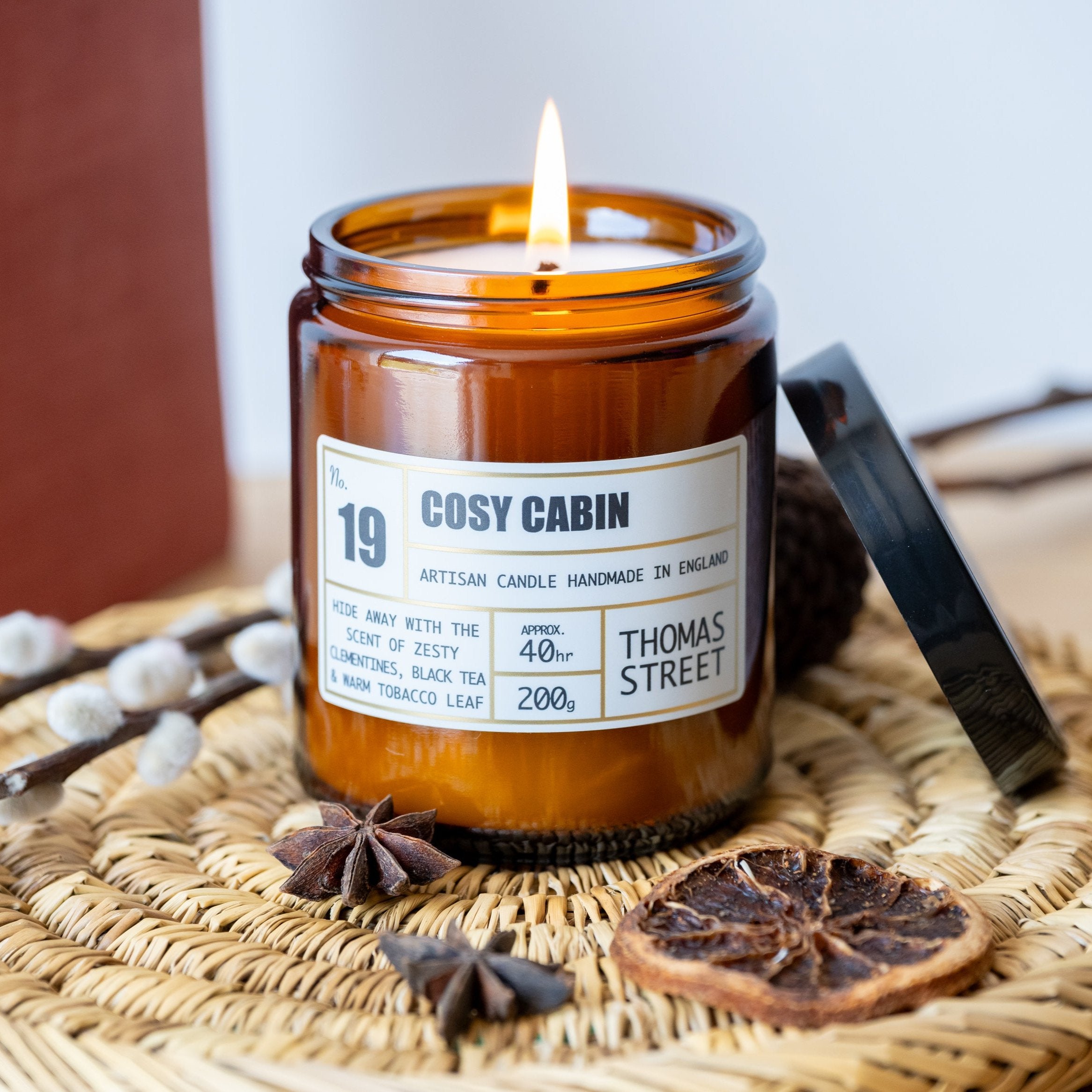 Thomas Street Cosy Cabin Soy Wax Scented Candle