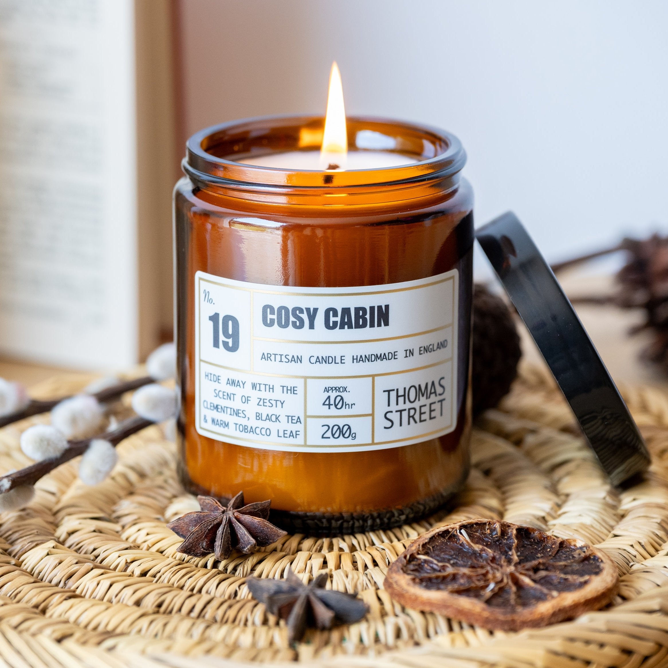 Thomas Street Cosy Cabin Soy Wax Scented Candle