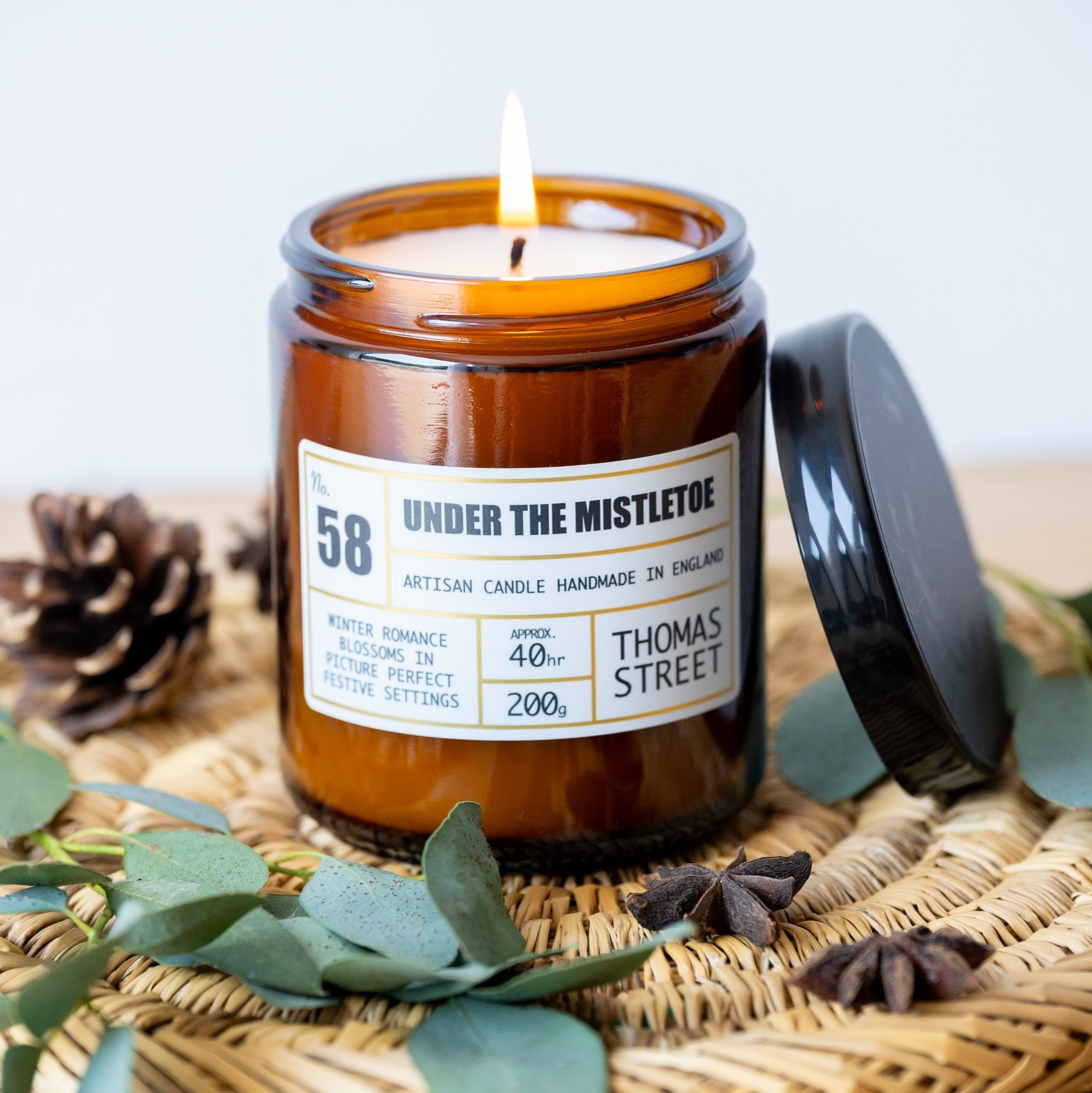 Thomas Street Under the Mistletoe Soy Wax Scented Candle