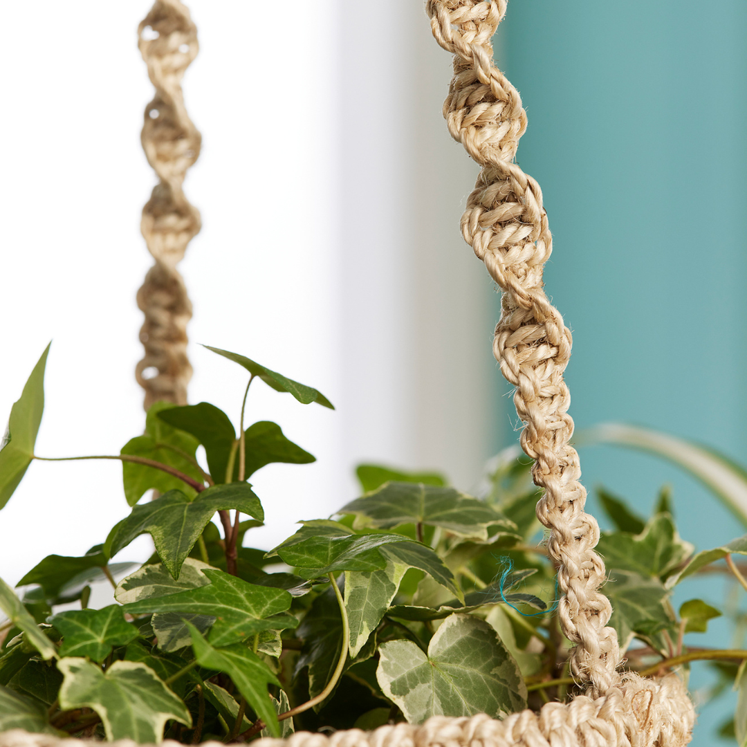 Recycled Sari Hanging Plant Basket | Namaste