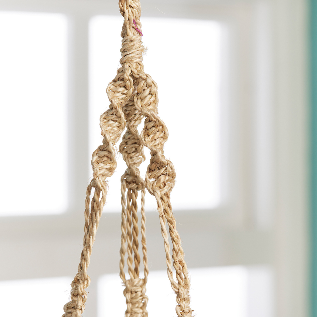Recycled Sari Hanging Plant Basket | Namaste