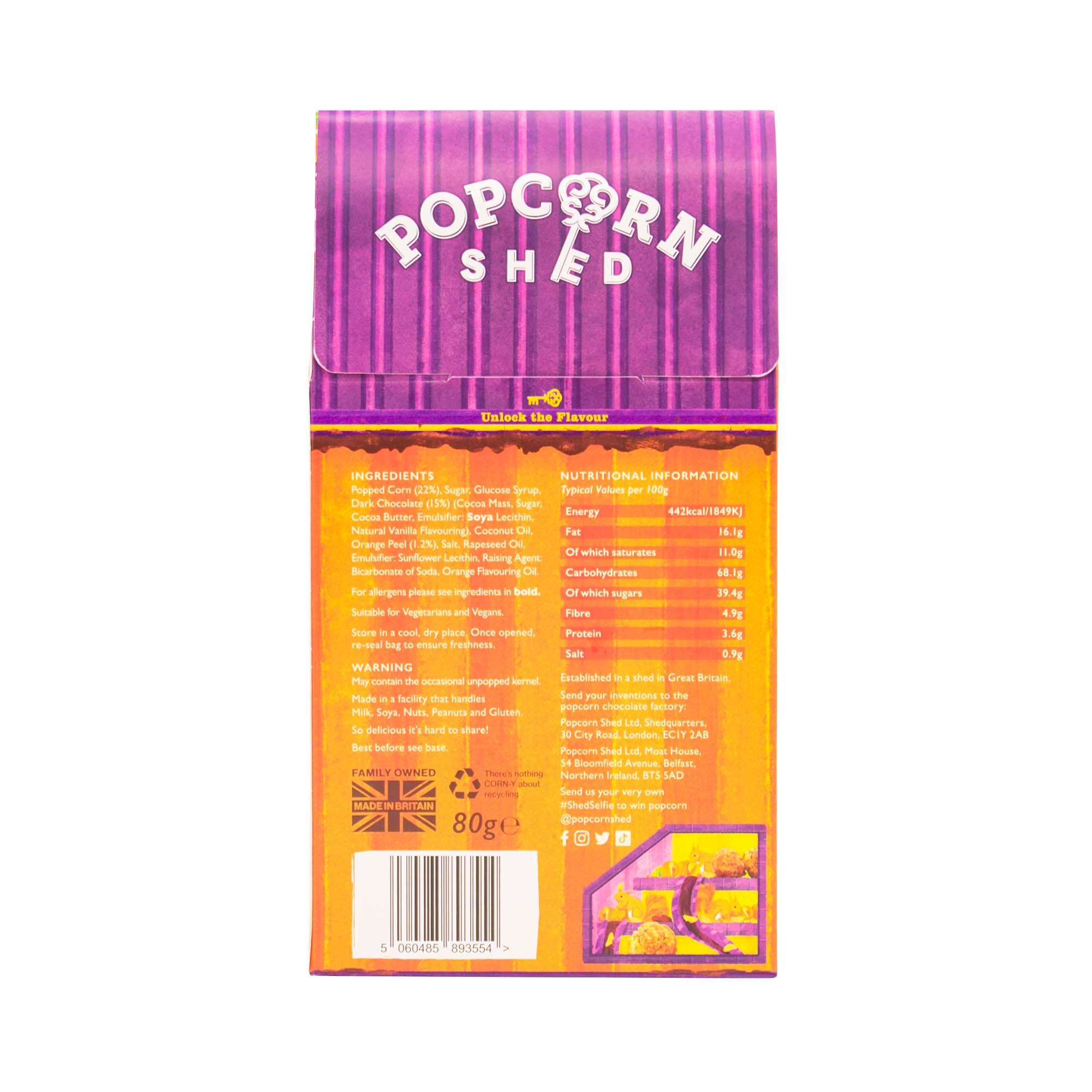Vegan Chocolate Orange Popcorn | British Red Cross Shop