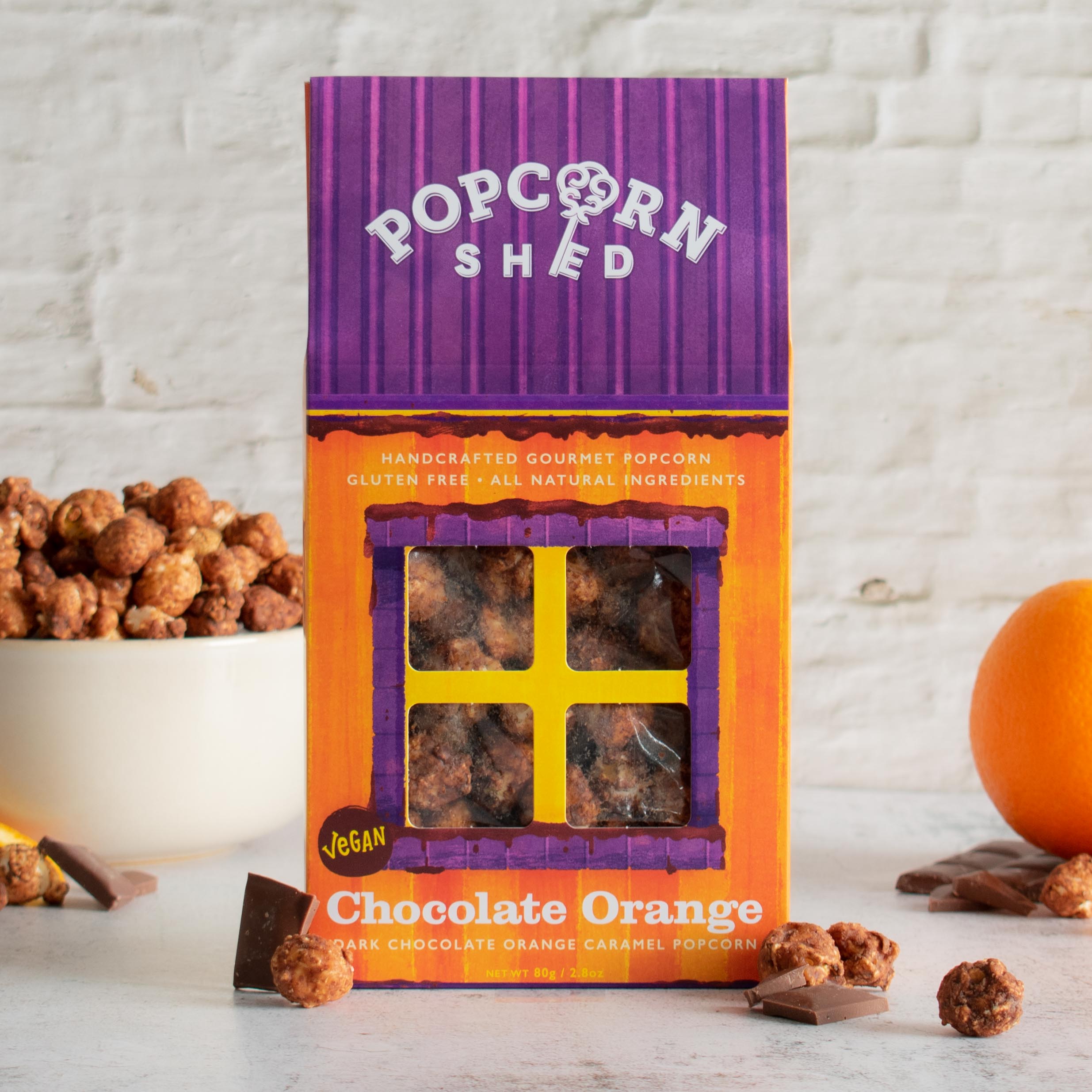 Vegan Chocolate Orange Popcorn | British Red Cross Shop